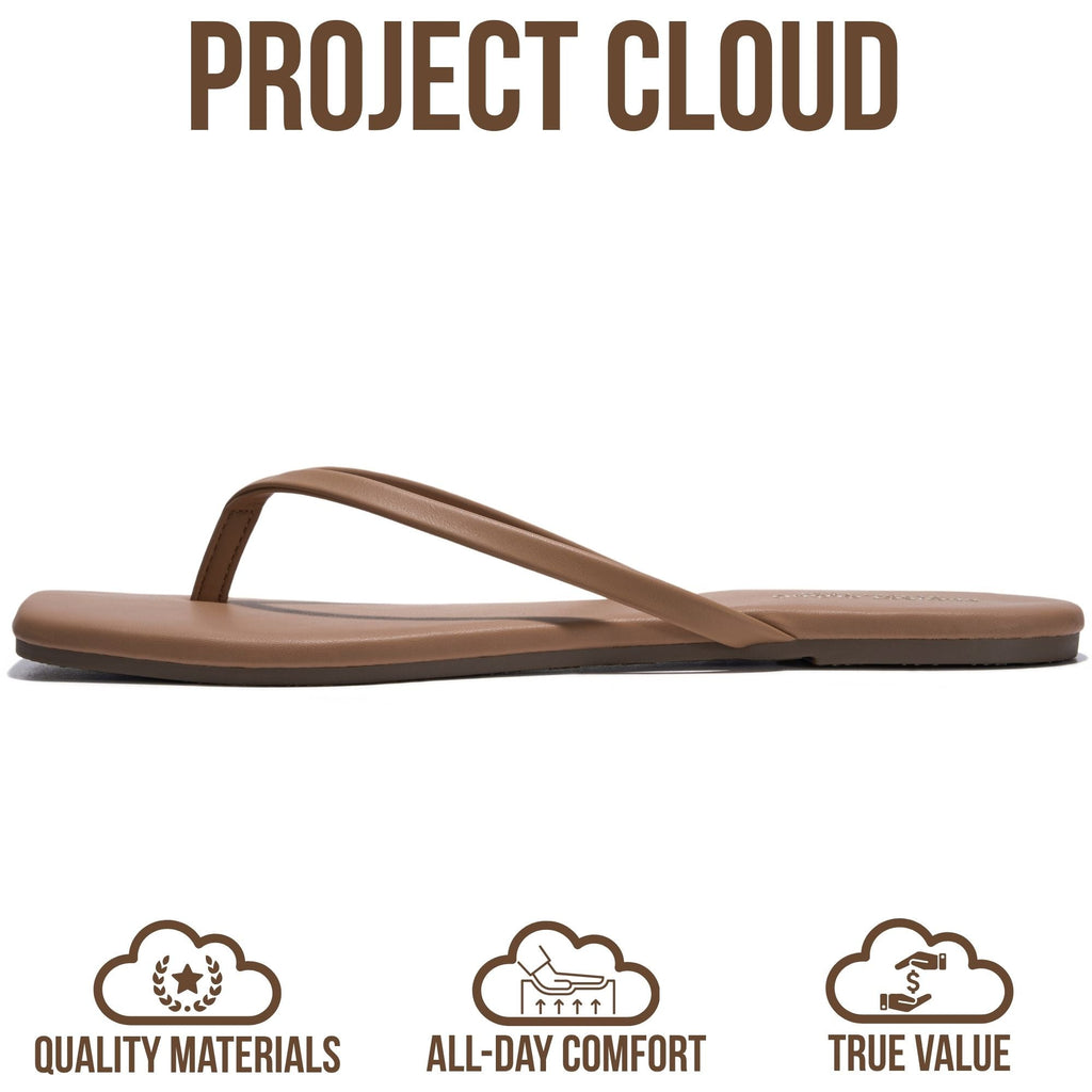 Dedication | Flip Flops con Punta Cuadrada | Memory Foam | Antideslizantes