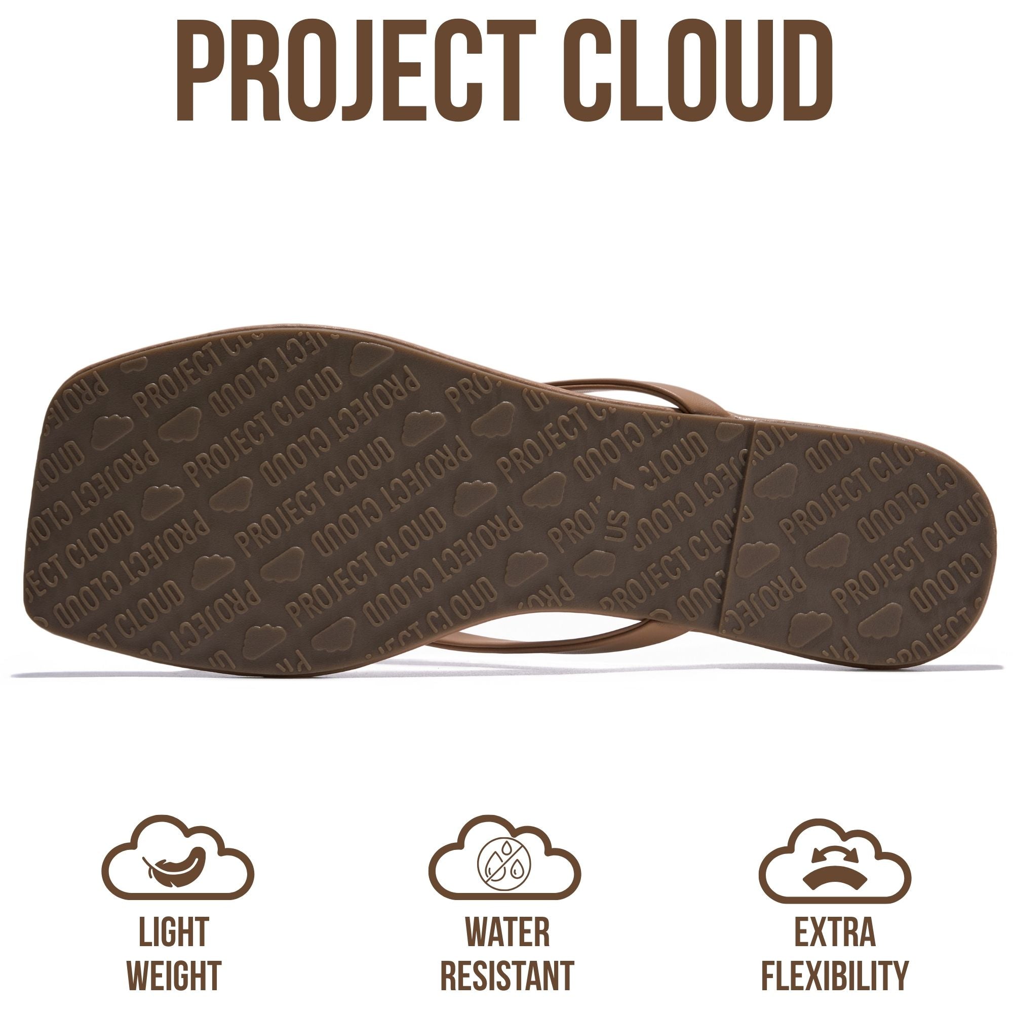 Dedication | Flip Flops con Punta Cuadrada | Memory Foam | Antideslizantes