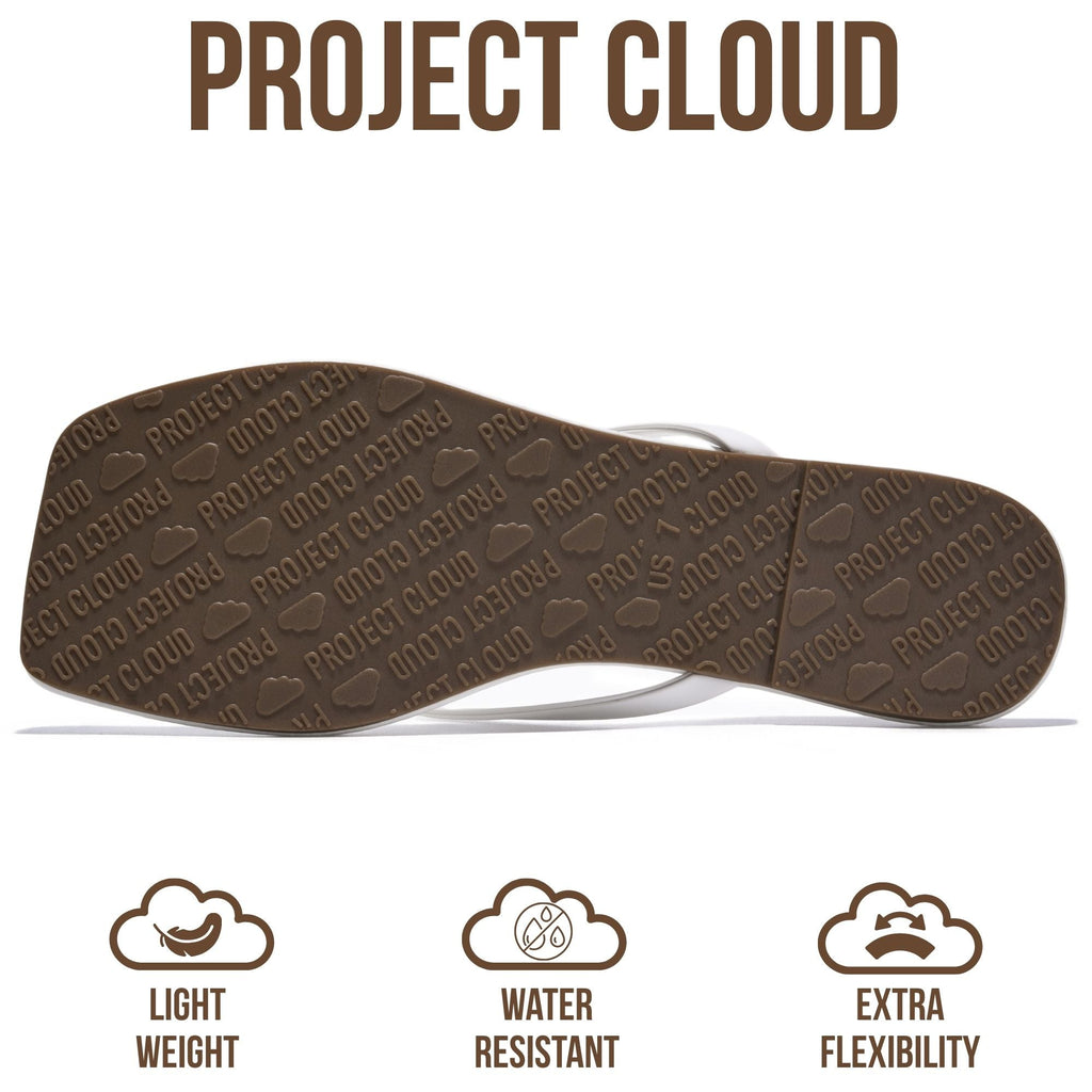 Dedication | Flip Flops con Punta Cuadrada | Memory Foam | Antideslizantes
