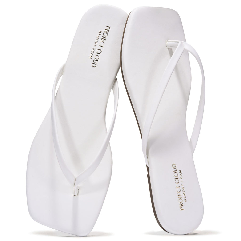 Dedication | Flip Flops con Punta Cuadrada | Memory Foam | Antideslizantes
