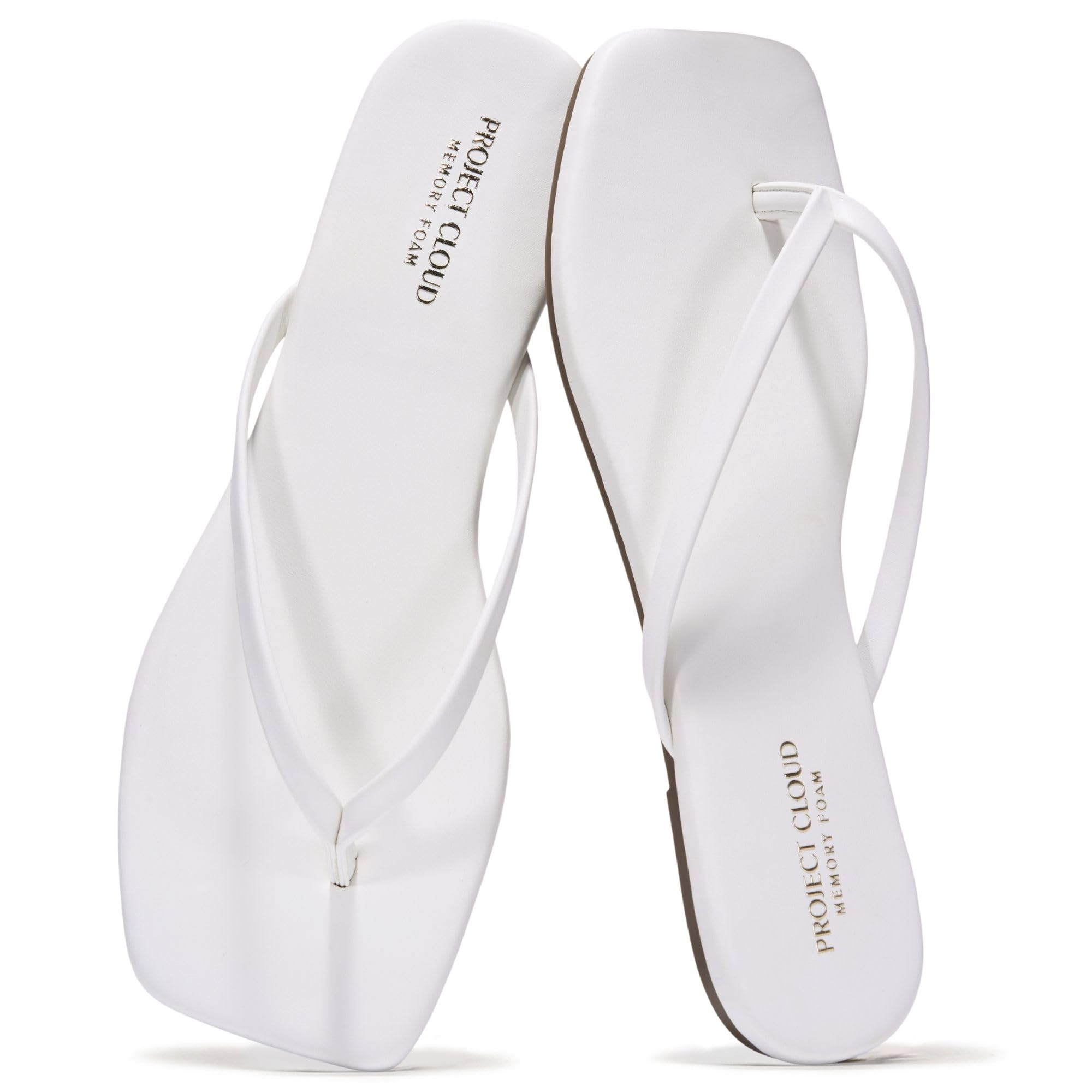 Dedication | Flip Flops con Punta Cuadrada | Memory Foam | Antideslizantes