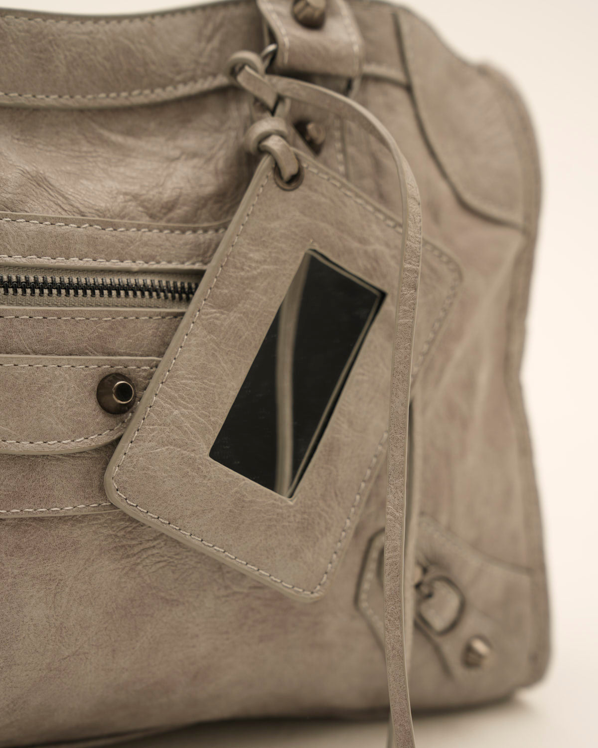 Bolso It Girl Grande - Gris Claro