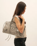 Bolso It Girl Grande - Gris Claro