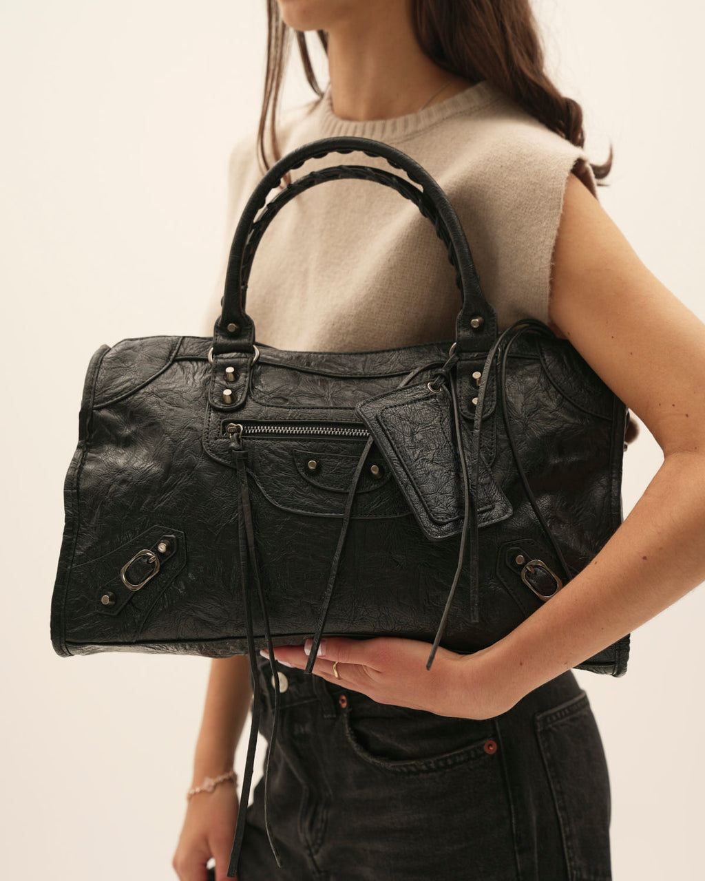 Bolso It Girl Grande - Negro