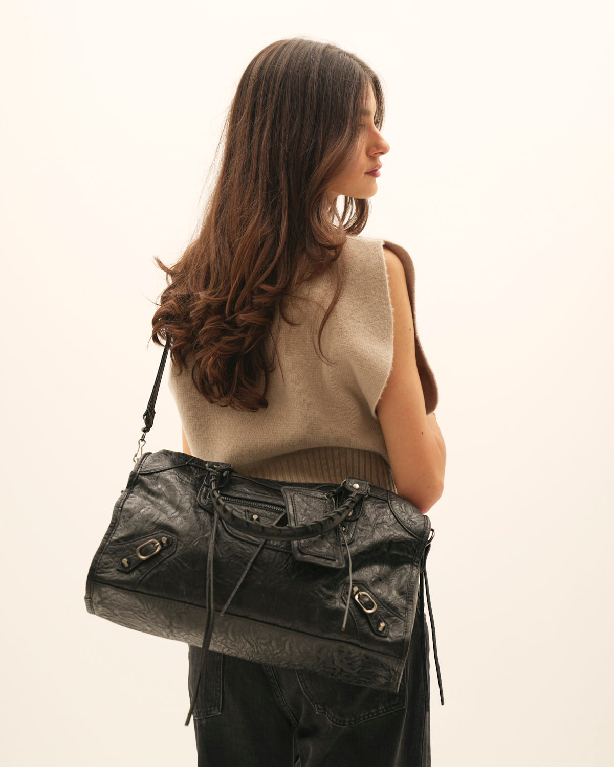 Bolso It Girl Grande - Negro