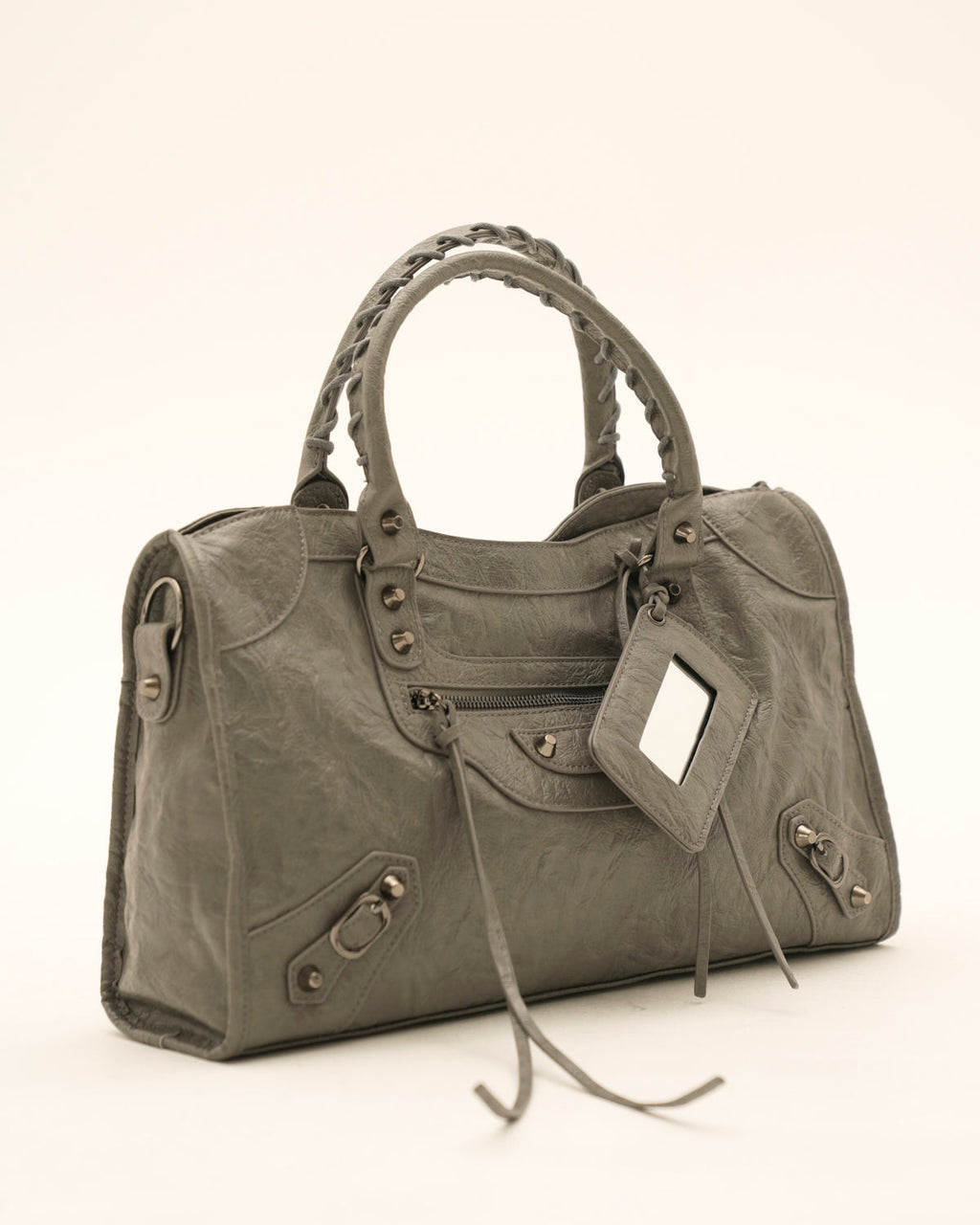 Bolso It Girl Grande - Gris Oscuro