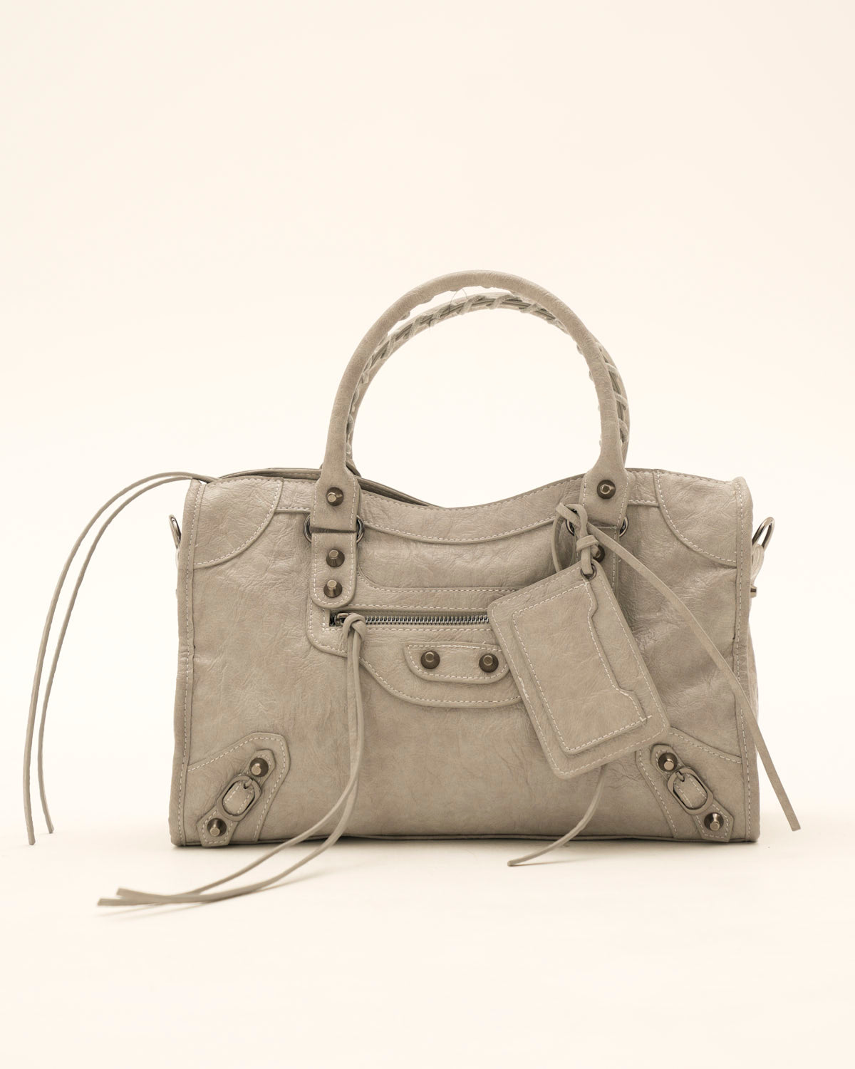 Bolso It Girl Mediano - Gris Claro