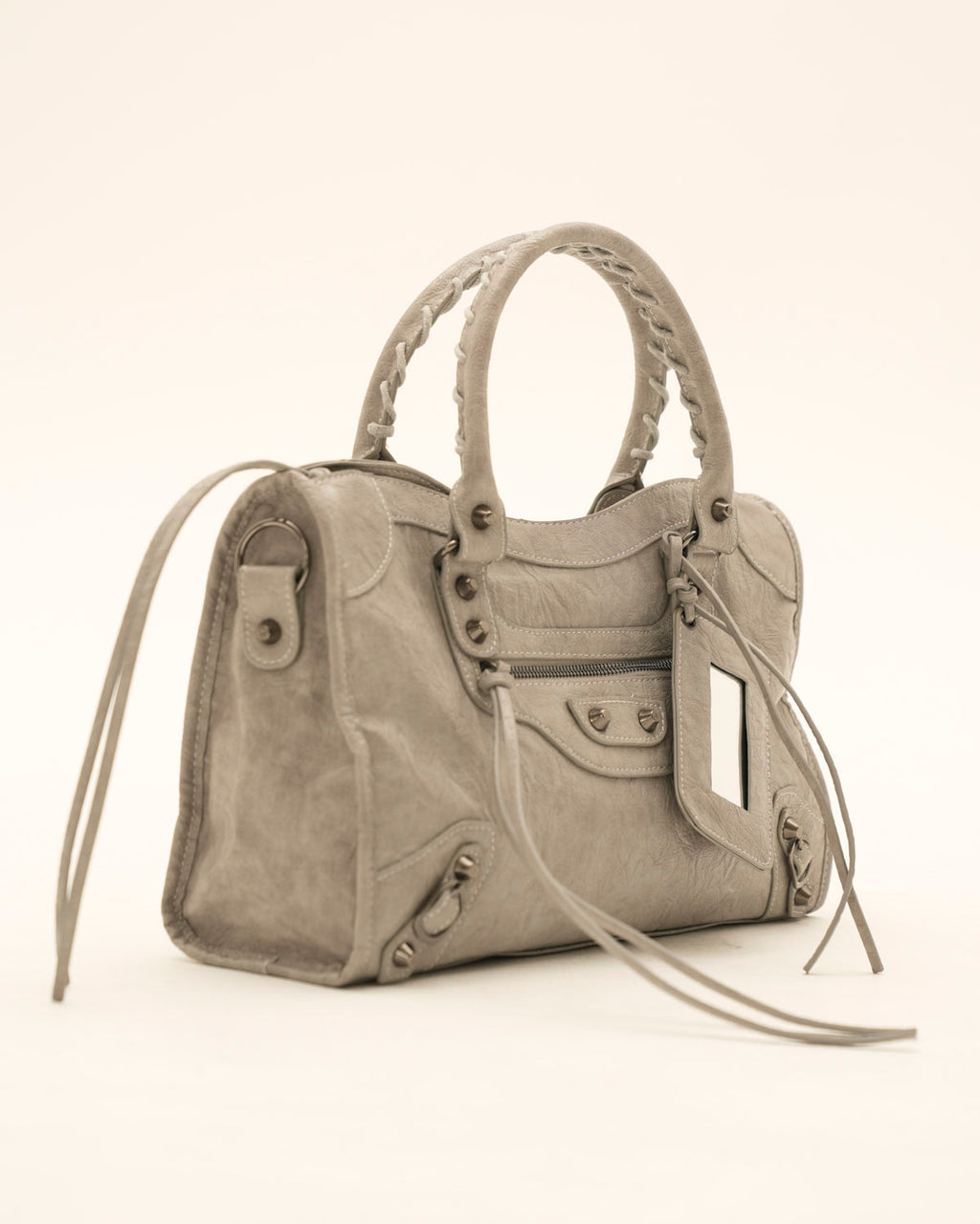 Bolso It Girl Mediano - Gris Claro