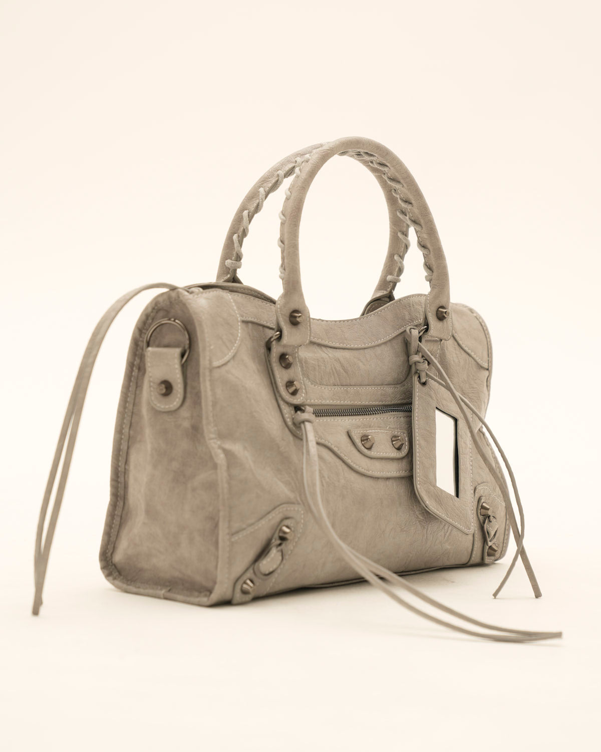 Bolso It Girl Mediano - Gris Claro