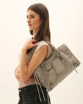 Bolso It Girl Mediano - Gris Claro