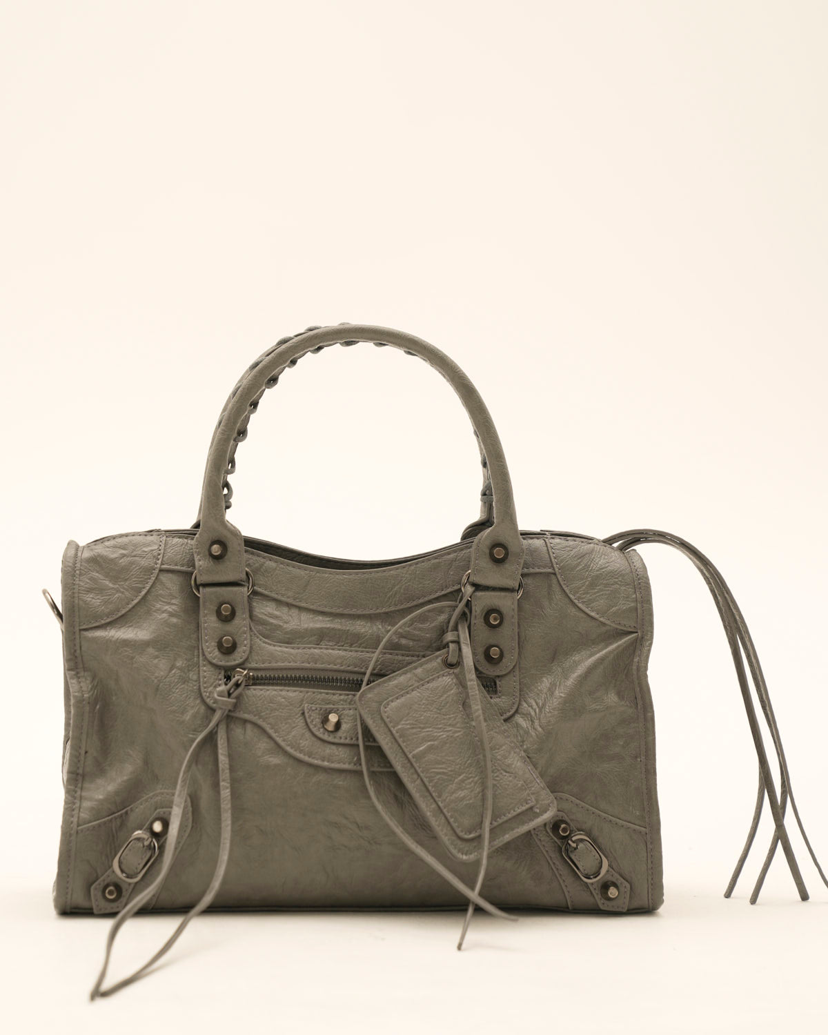 Bolso It Girl Mediano - Gris Oscuro