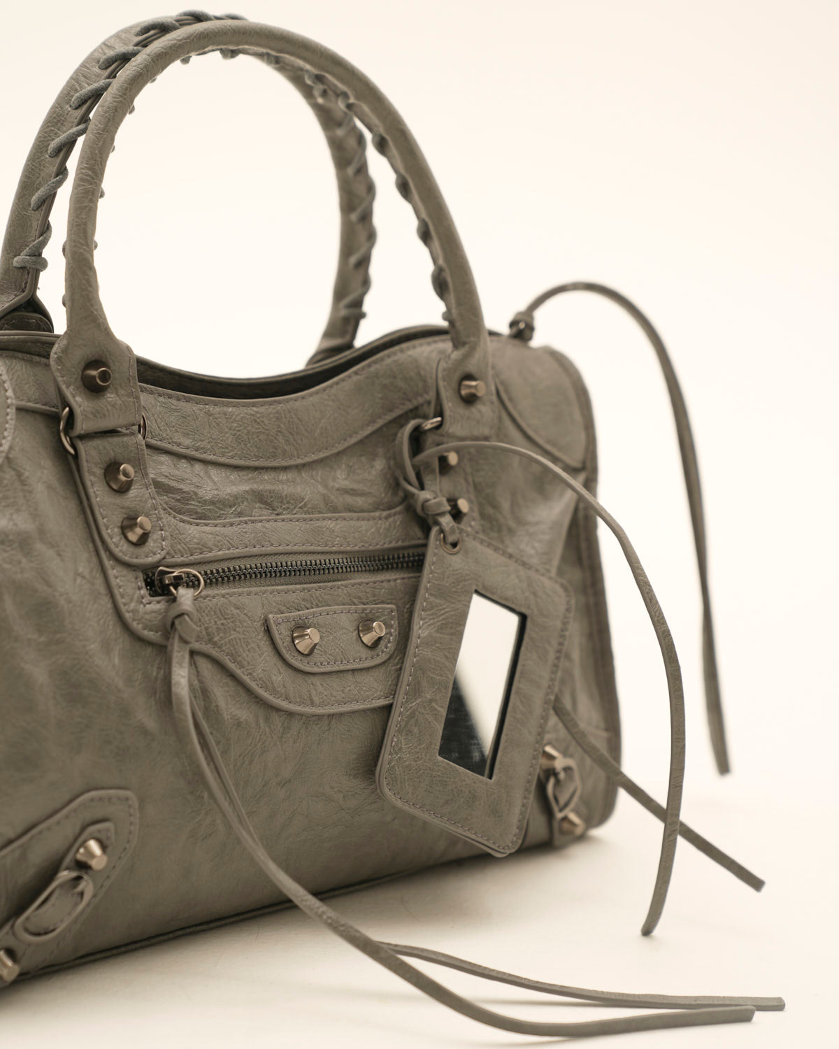 Bolso It Girl Mediano - Gris Oscuro