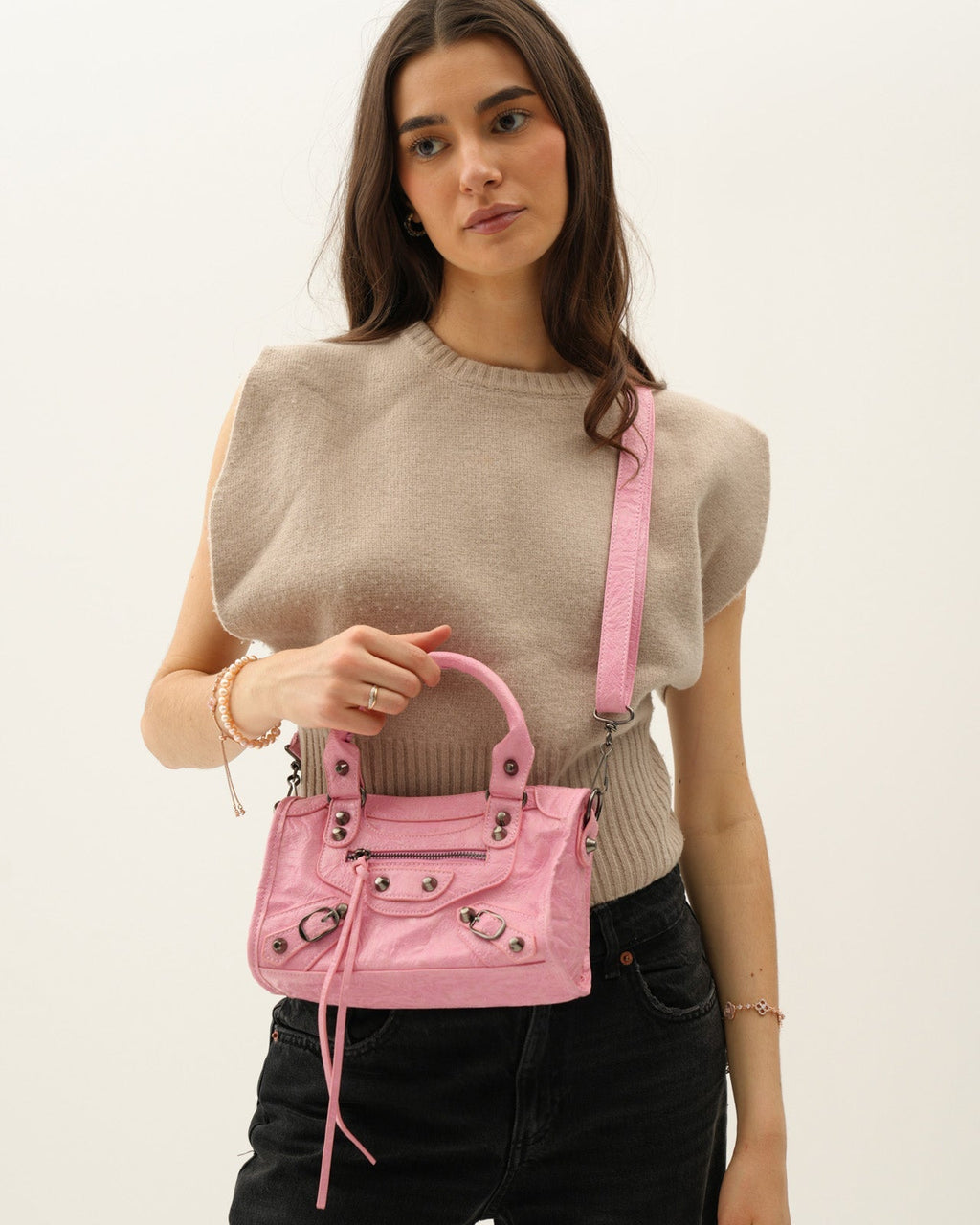 Bolso It Girl Pequeño - Rosa Claro