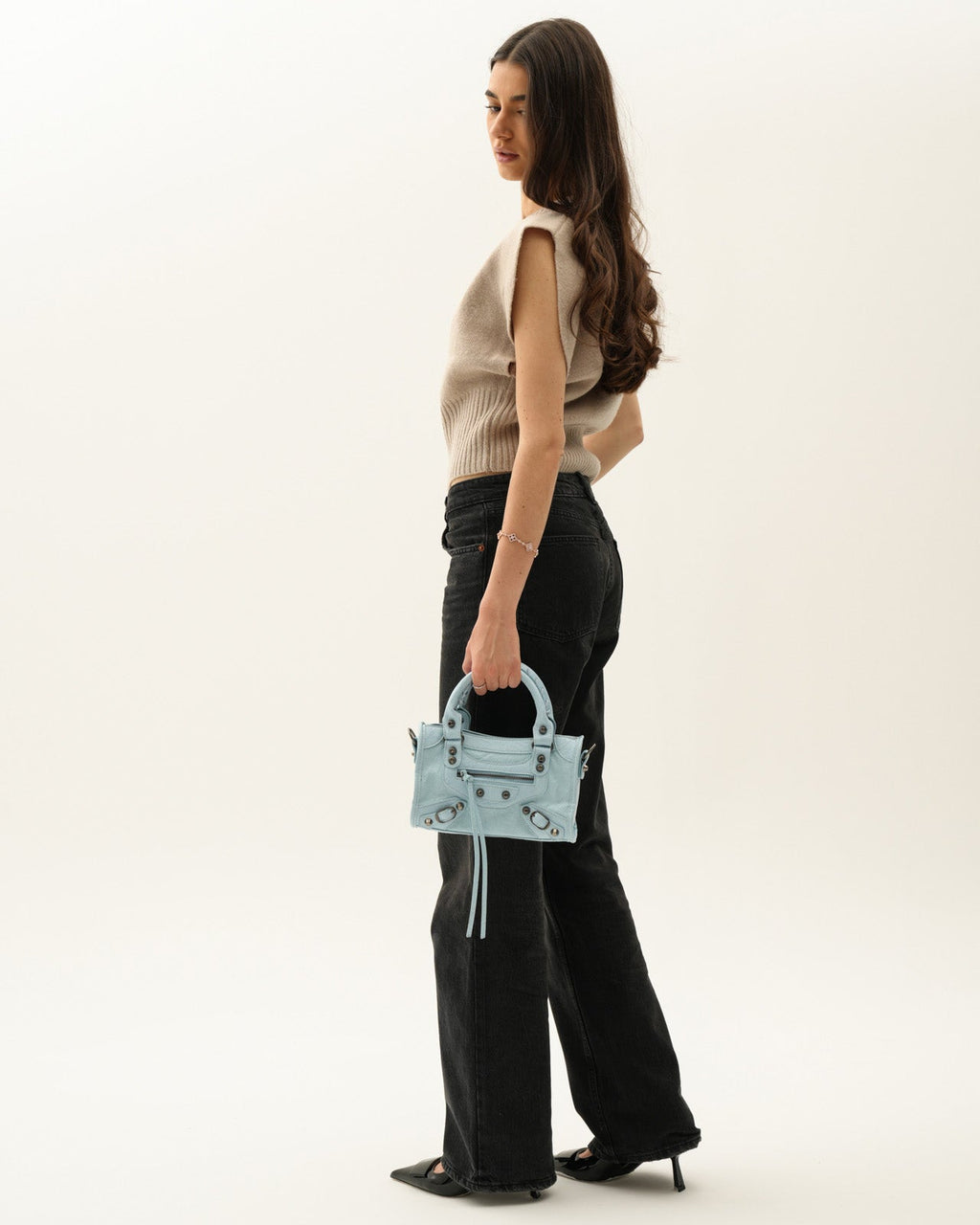 Bolso It Girl Pequeño - Azul Bebé