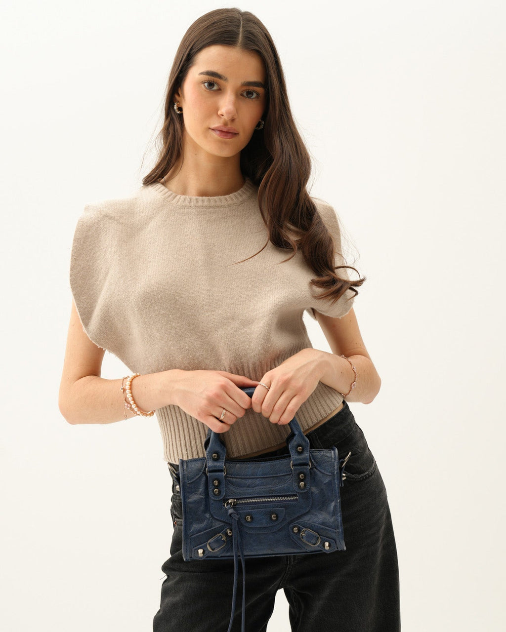 Bolso It Girl Pequeño - Azul Marino
