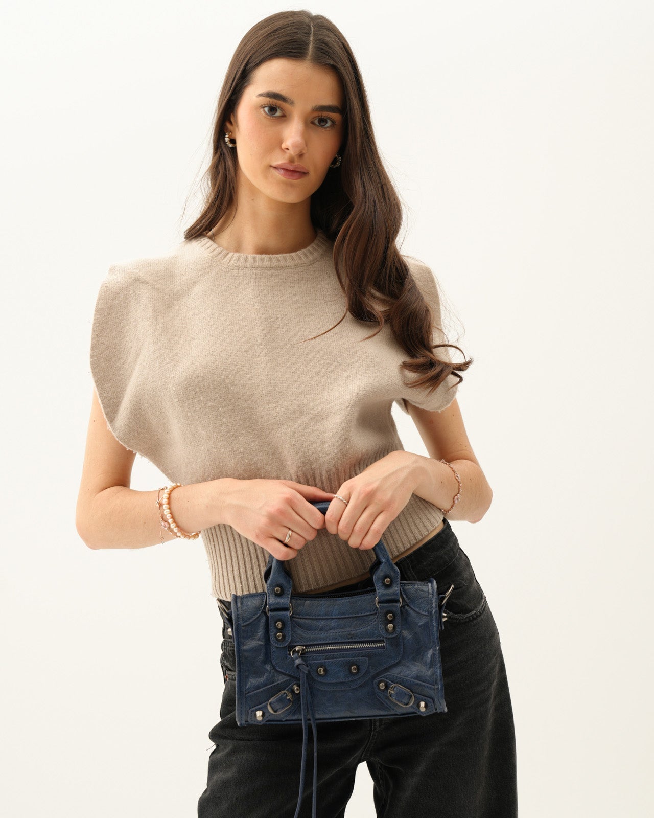 Bolso It Girl Pequeño - Azul Marino