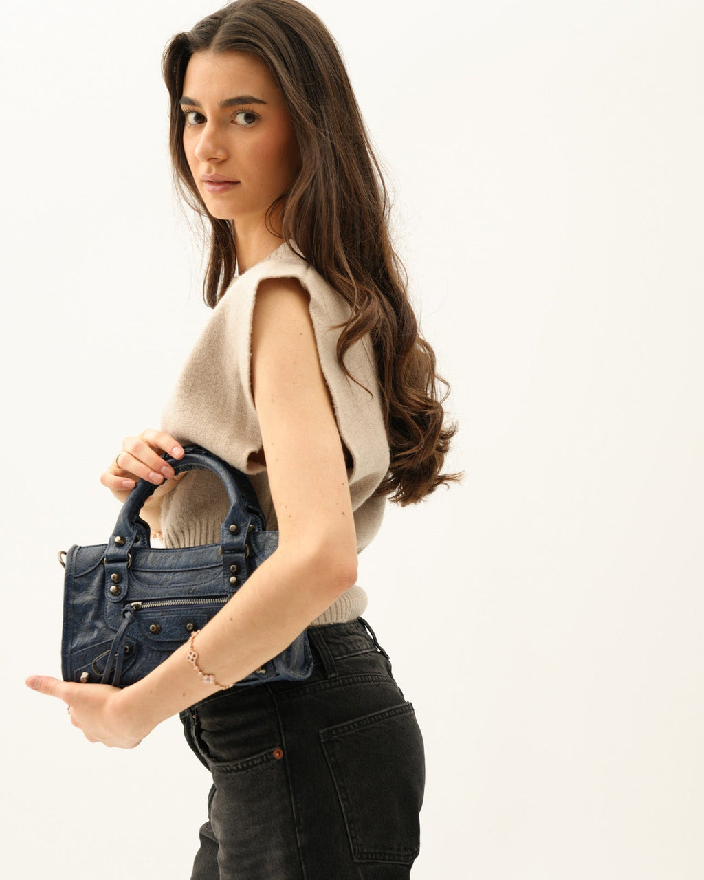 Bolso It Girl Pequeño - Azul Marino
