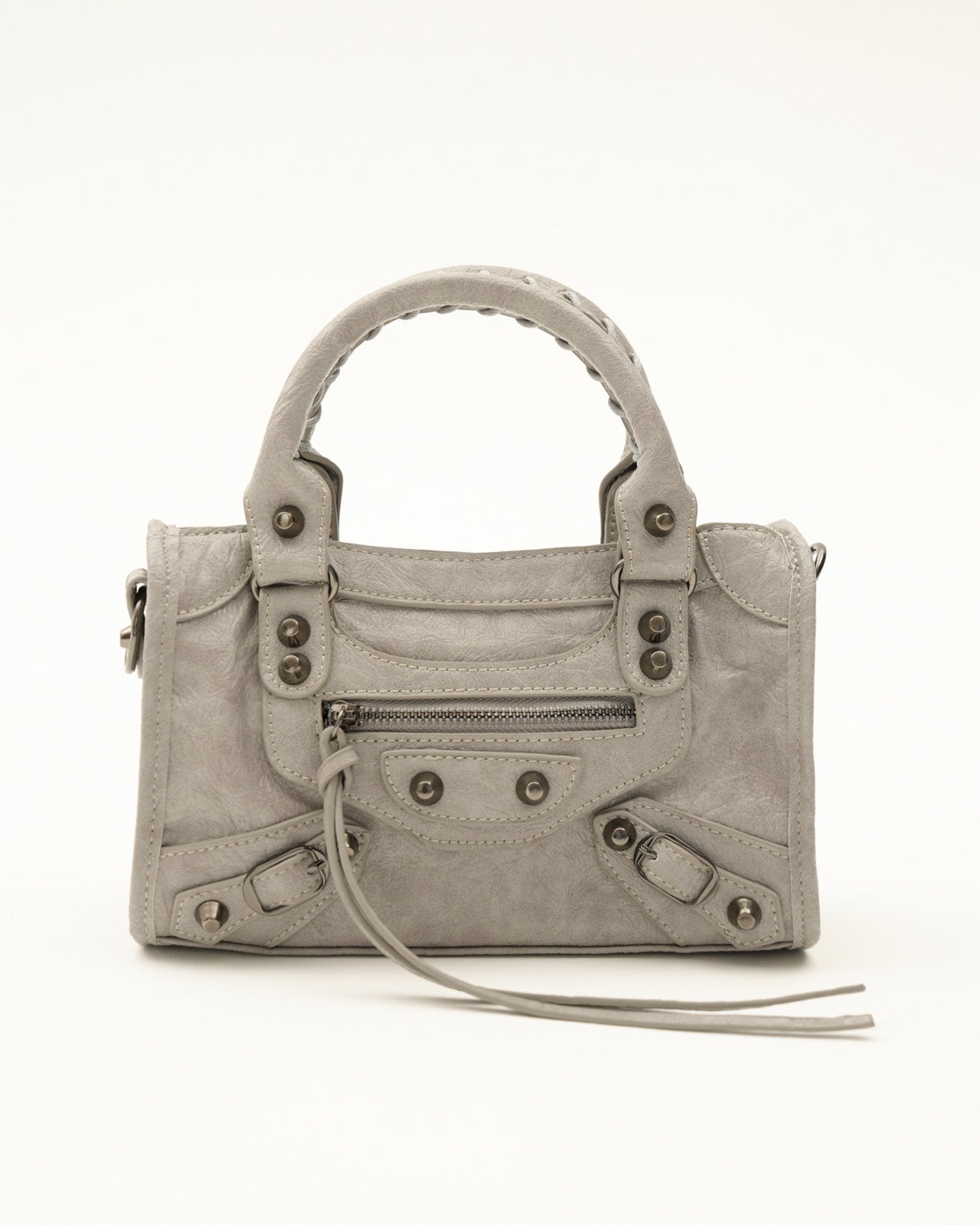 Bolso It Girl Pequeño - Gris Claro