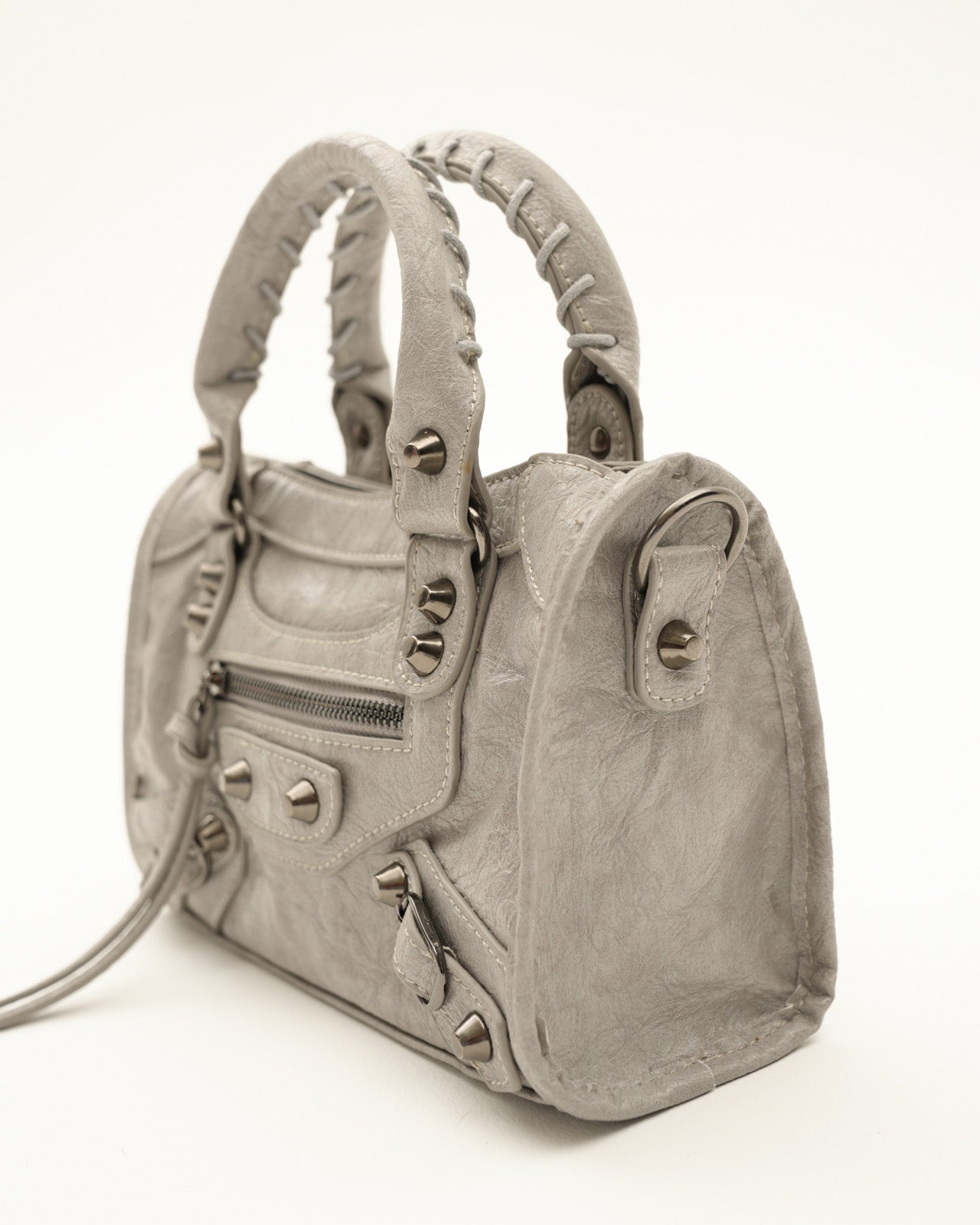 Bolso It Girl Pequeño - Gris Claro