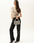 Bolso It Girl Pequeño - Gris Claro
