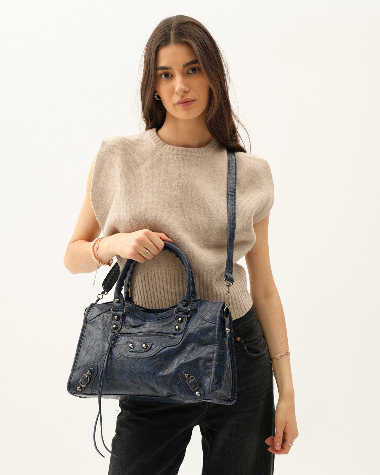 Bolso It Girl Mediano - Azul Marino
