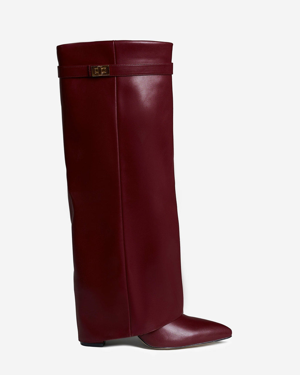 Lavista | Botas de Cuero hasta la Rodilla - Burdeos