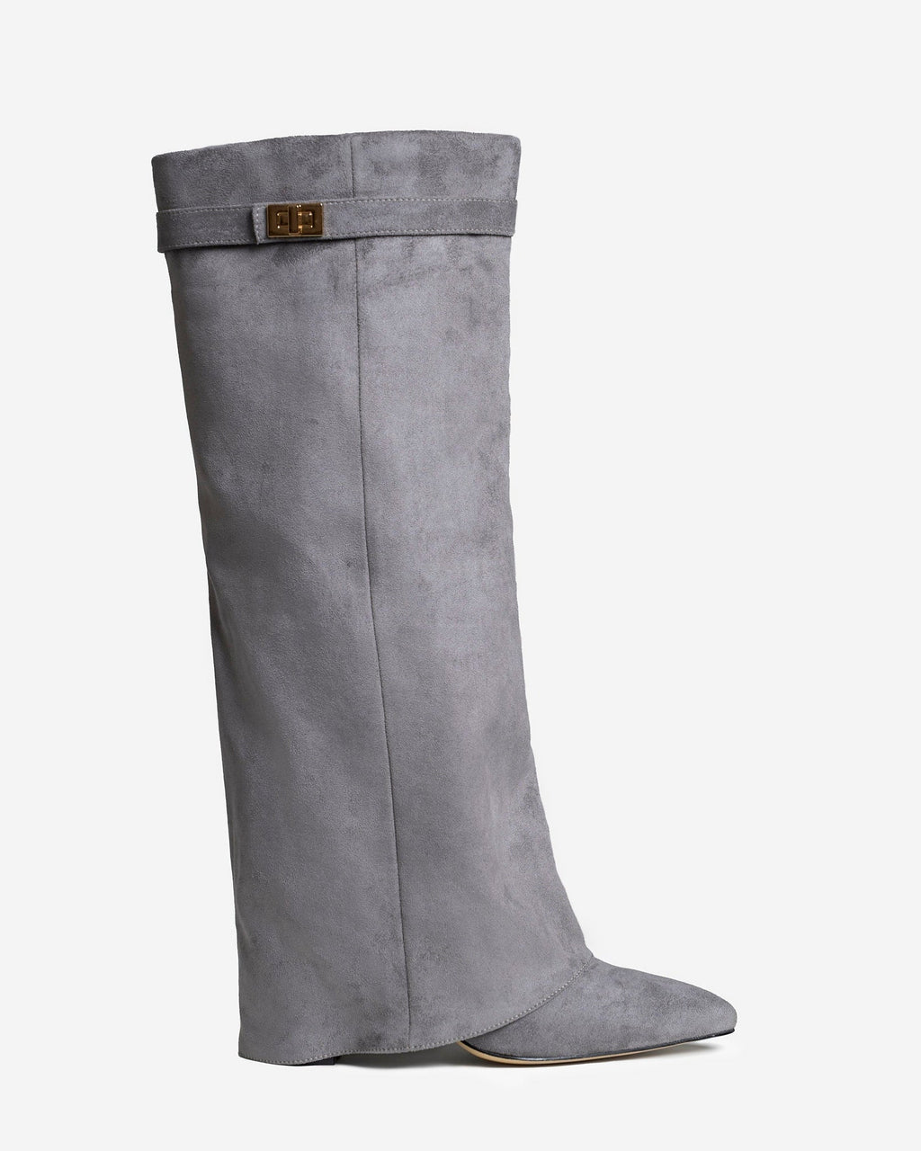 Lavista | Botas de Ante hasta la Rodilla - Gris