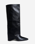 Botas 2 en 1 hasta la Rodilla y Tobillo - Negro