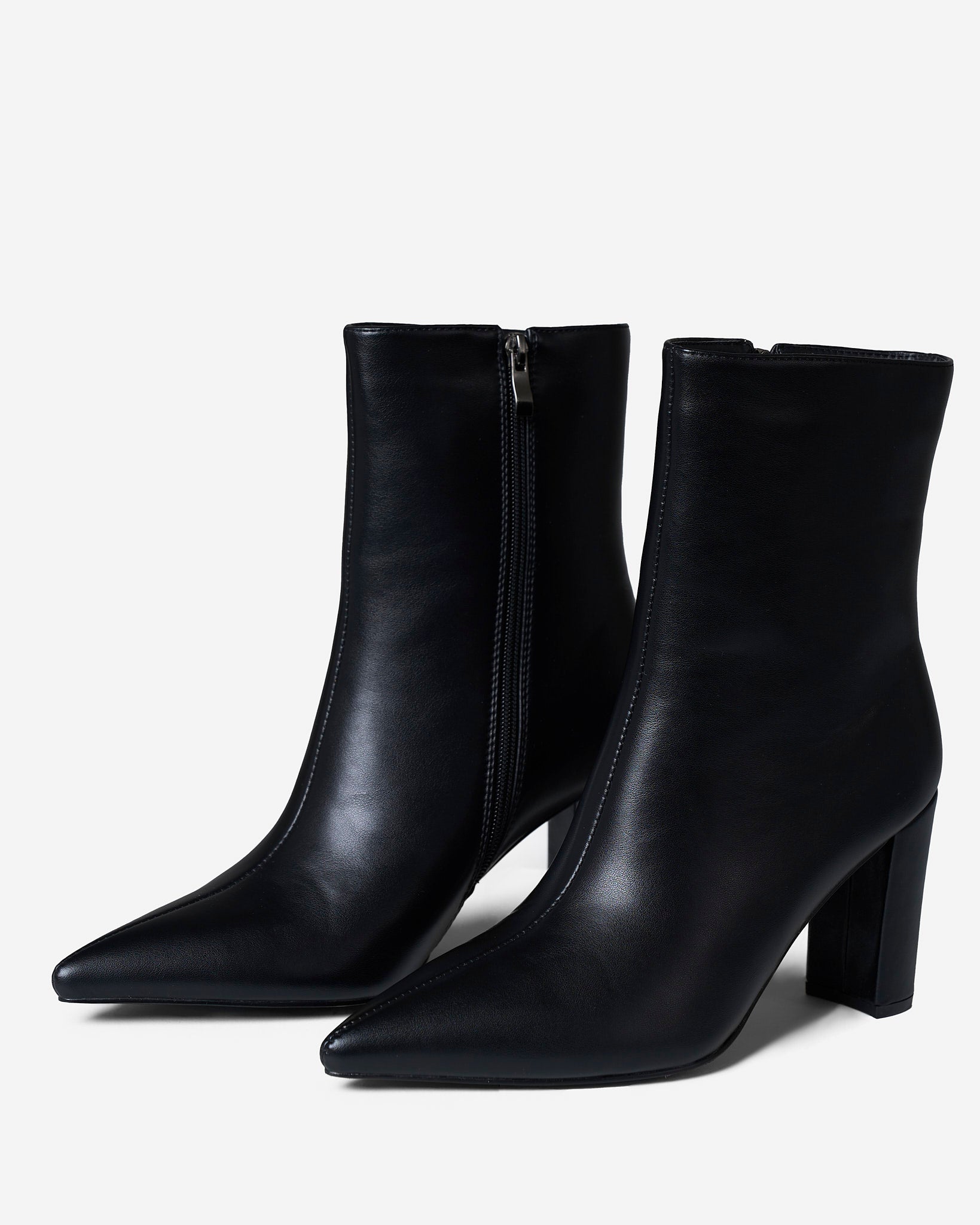 Botas 2 en 1 hasta la Rodilla y Tobillo - Negro
