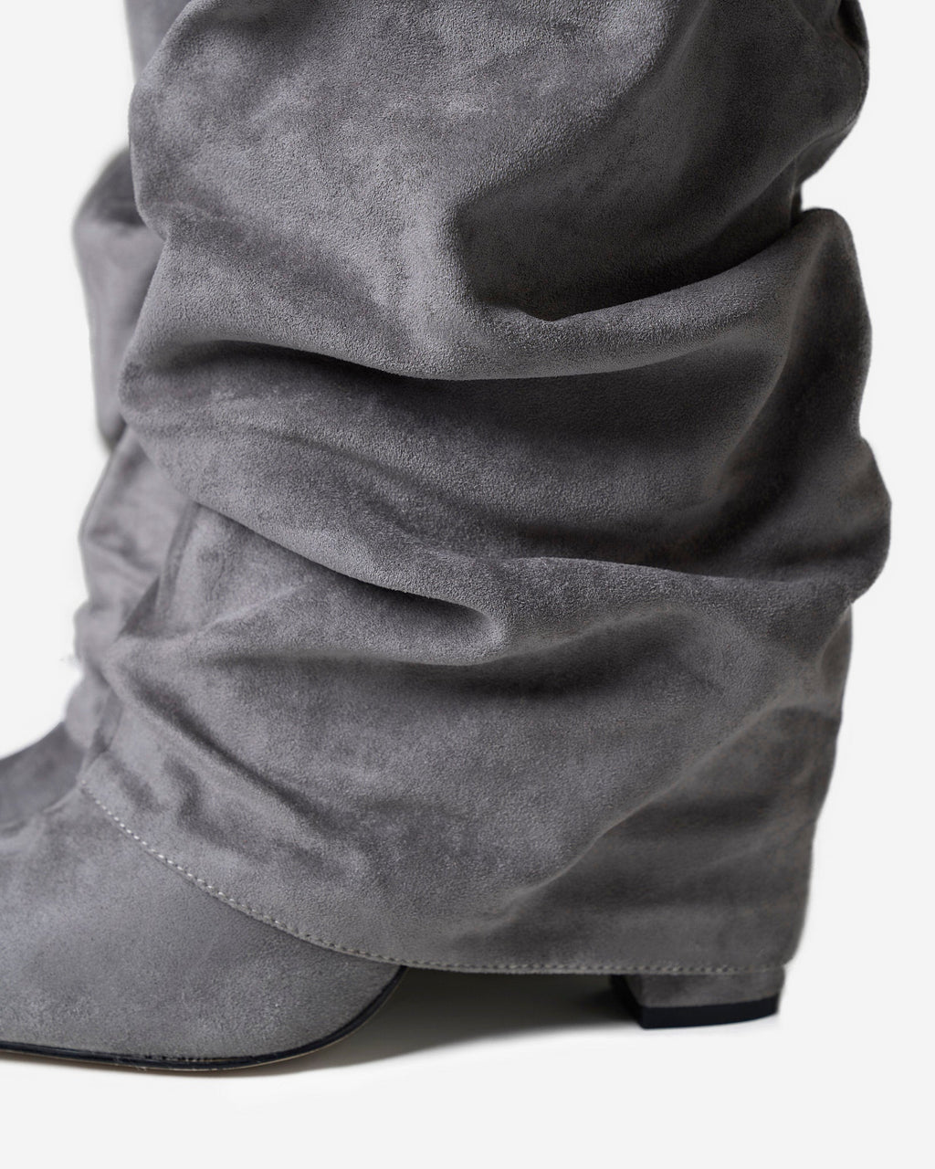 Lavista | Botas Slouchy de Ante hasta la Rodilla - Gris