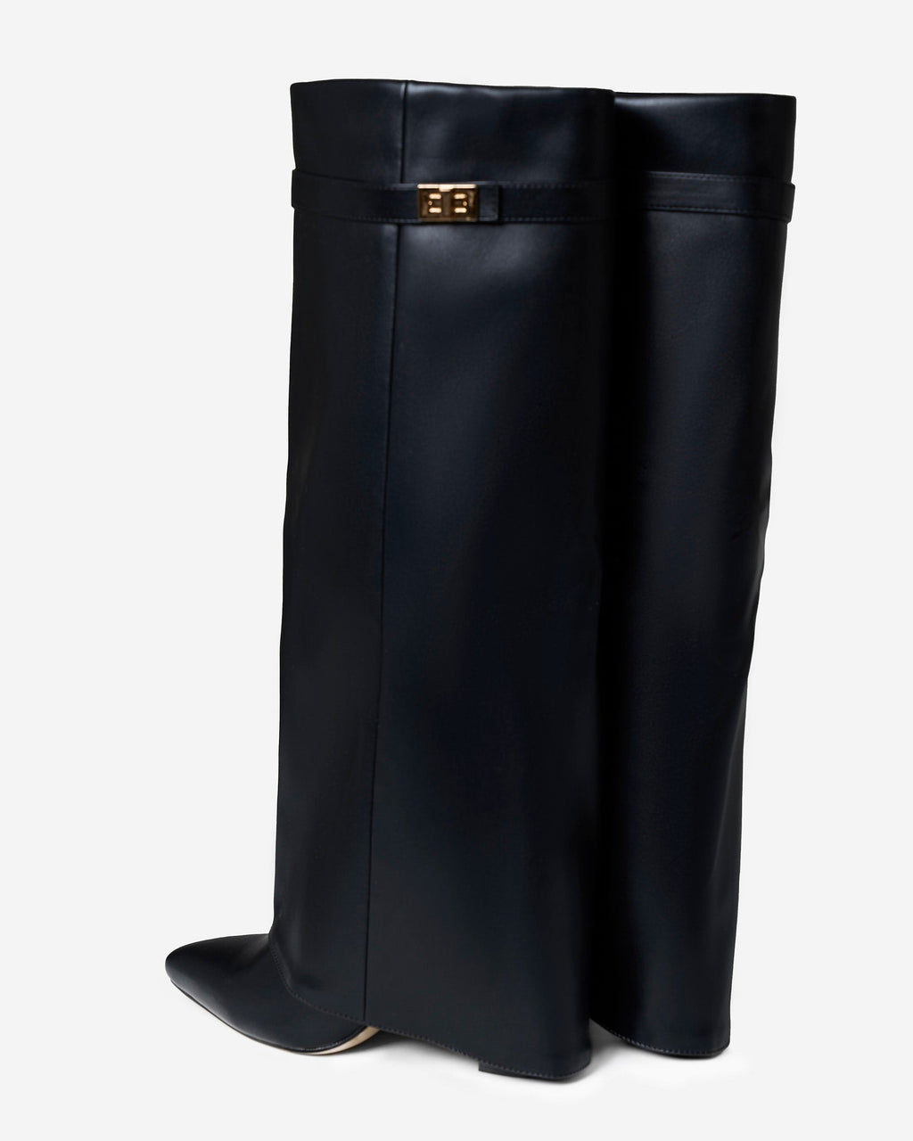 Lavista | Botas de Cuero hasta la Rodilla - Negro