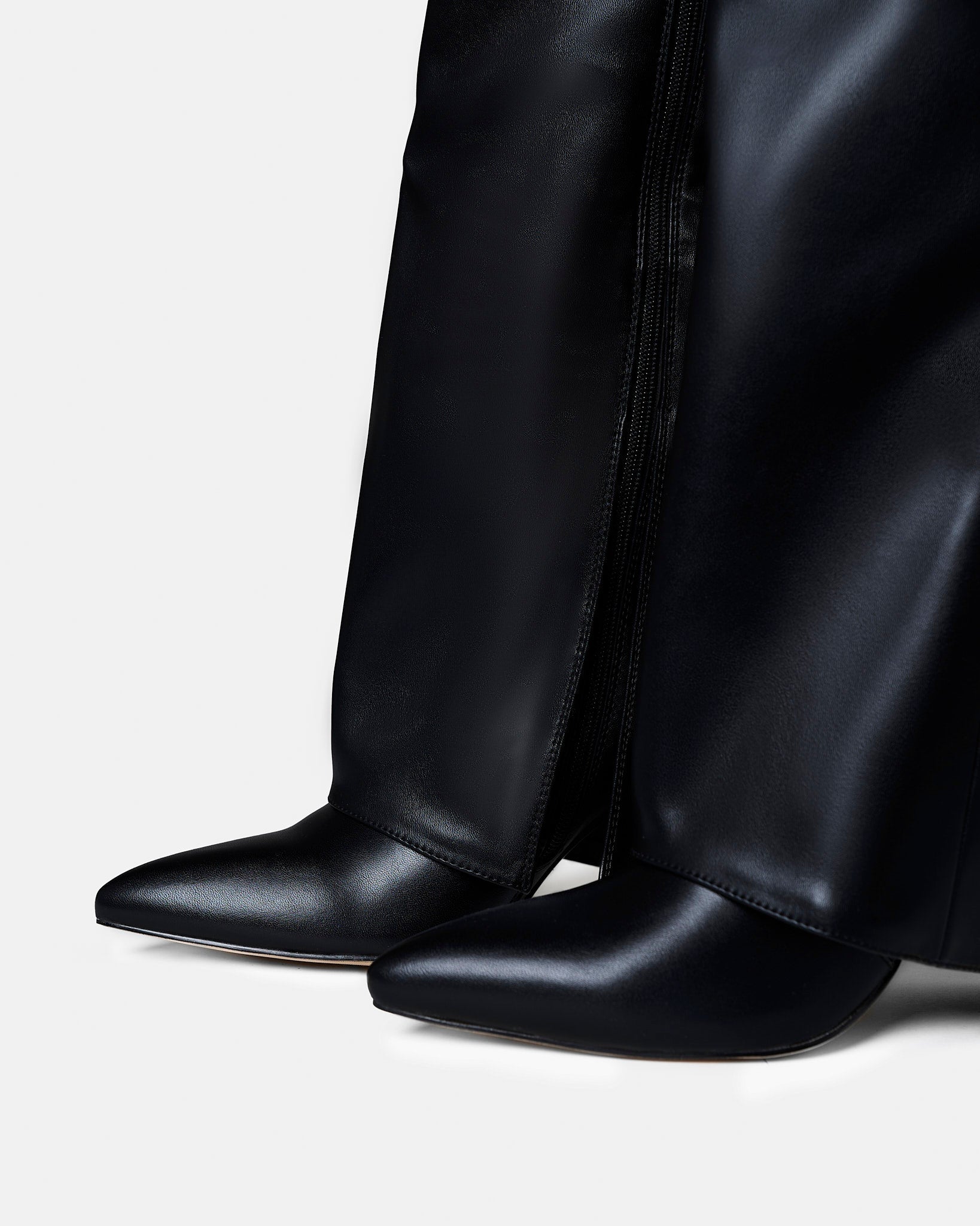 Lavista | Botas de Cuero hasta la Rodilla - Negro