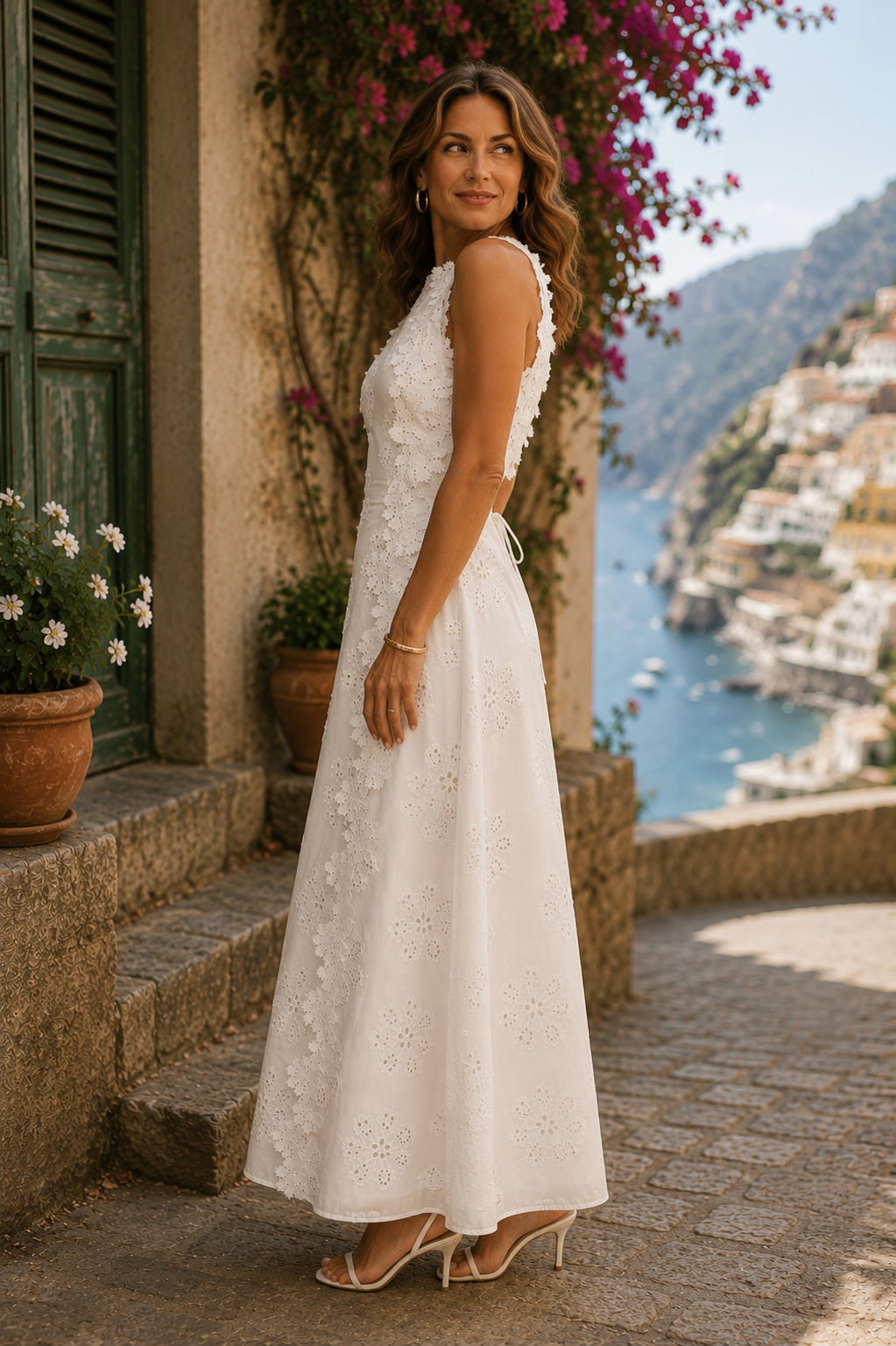 Della | Vestido Maxi Elegante con Bordado