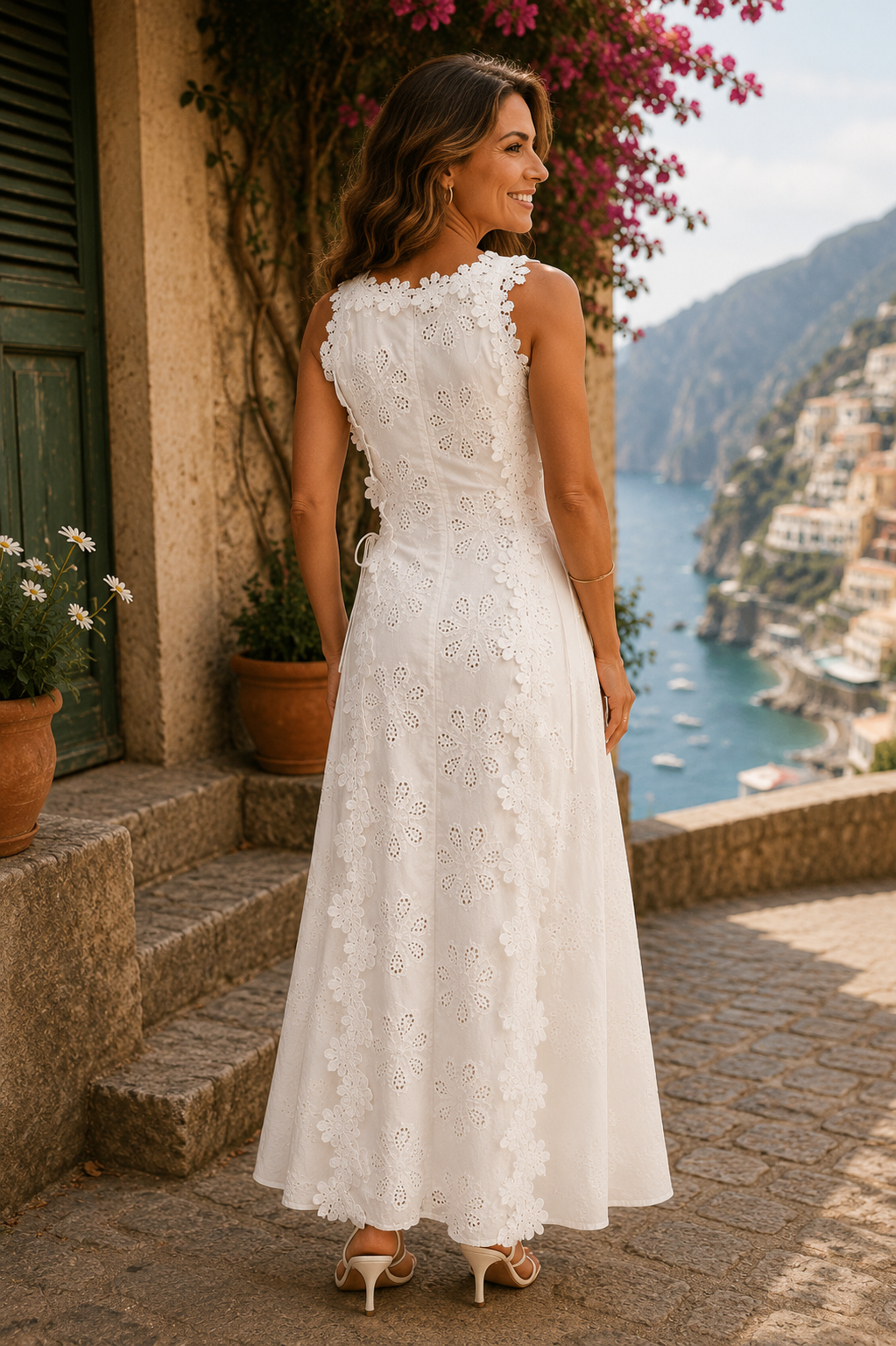 Della | Vestido Maxi Elegante con Bordado