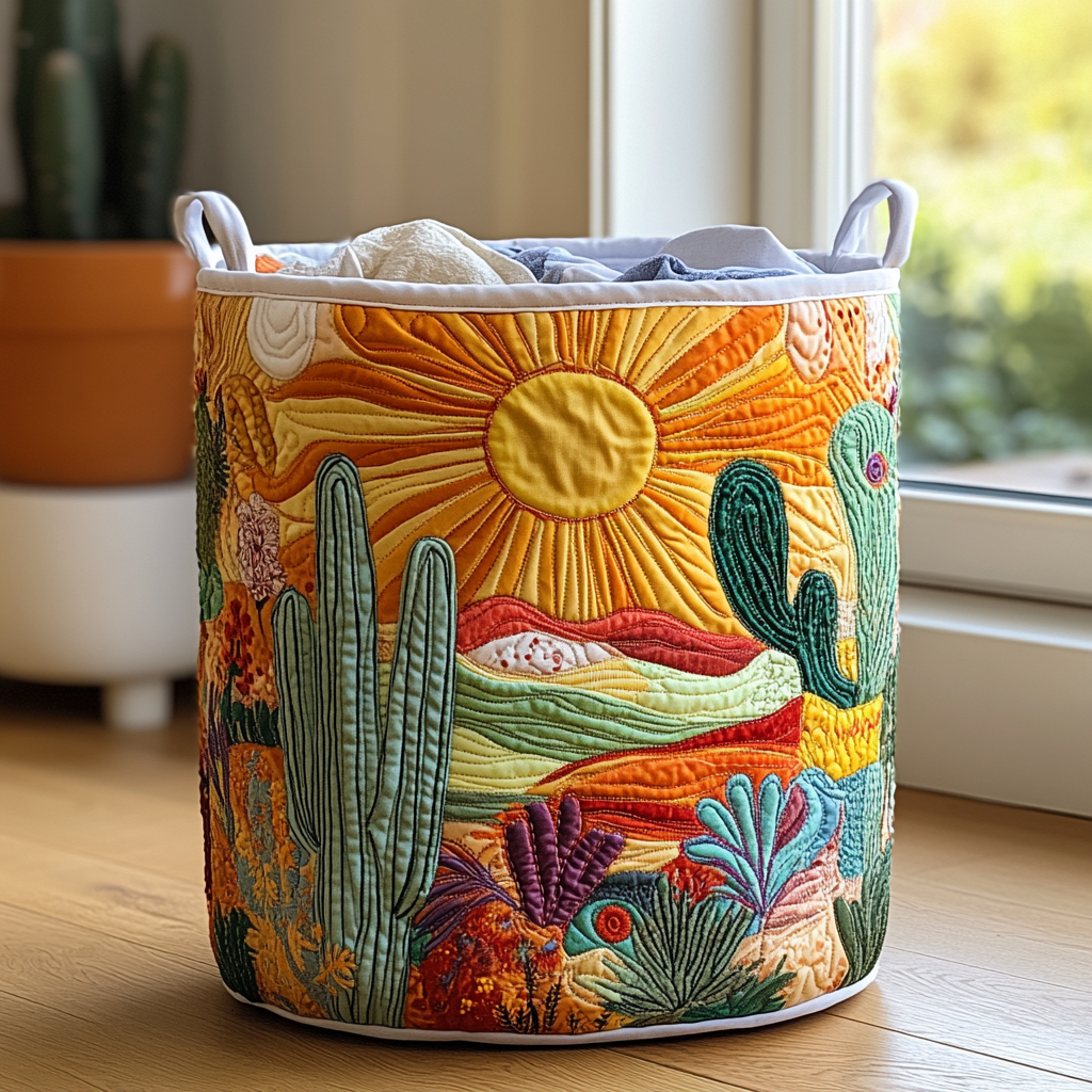 Luz del Sol | Cesto Artesanal de Ropa