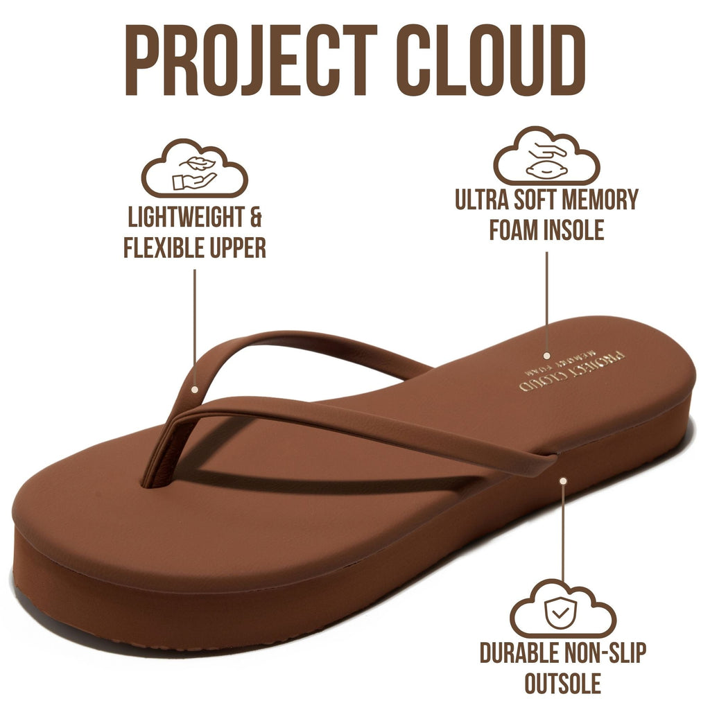Elevation | Sandalias de Verano con Tira | Memory Foam | Ligeras | Antideslizantes