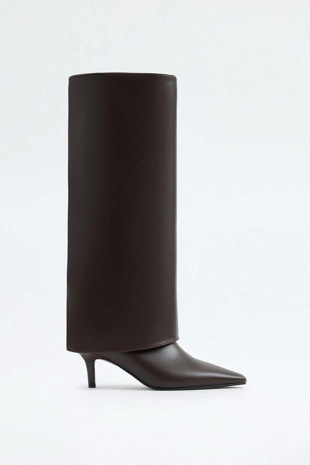 Barfin | Botas de Cuero hasta la Rodilla - Café Oscuro