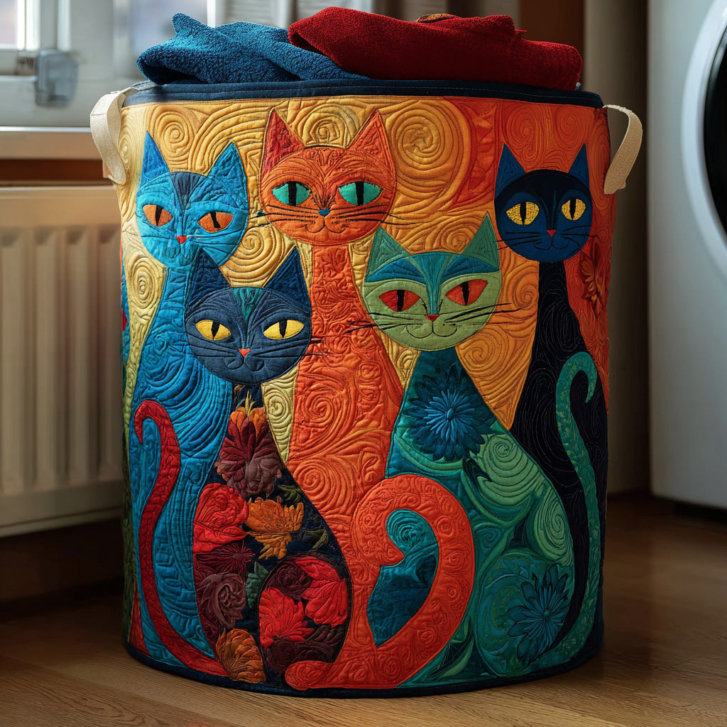 Gato Acolchado | Cesto Artesanal