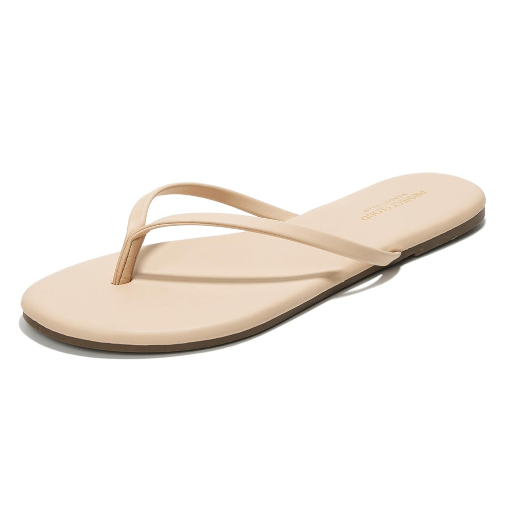 Foundations | Flip Flops de Eco-Cuero | Memory Foam | Ligeras | Antideslizantes