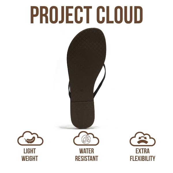 Foundations | Flip Flops de Eco-Cuero | Memory Foam | Ligeras | Antideslizantes