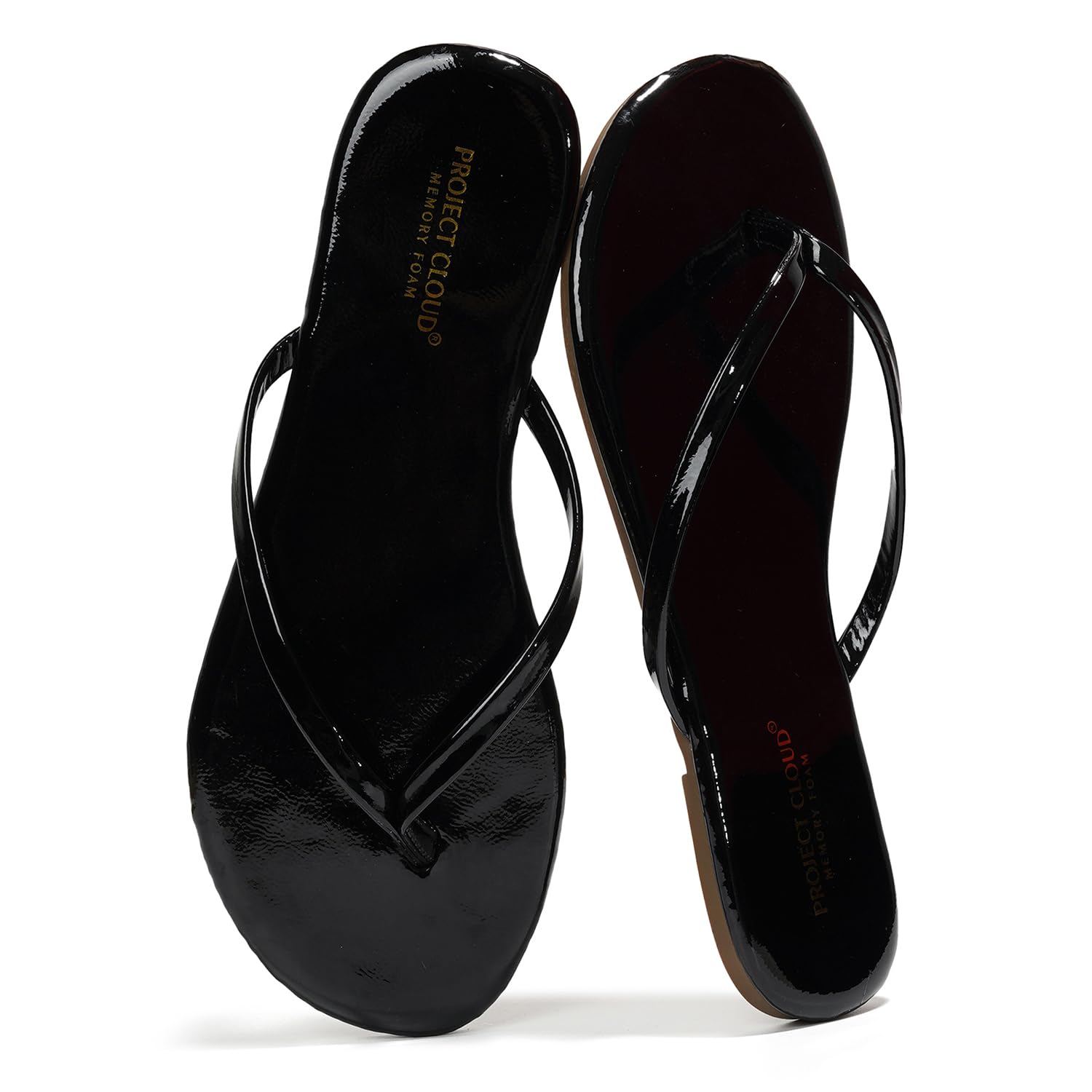 Foundations | Flip Flops de Eco-Cuero | Memory Foam | Ligeras | Antideslizantes