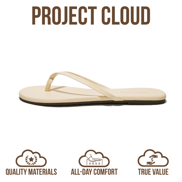 Foundations | Flip Flops de Eco-Cuero | Memory Foam | Ligeras | Antideslizantes