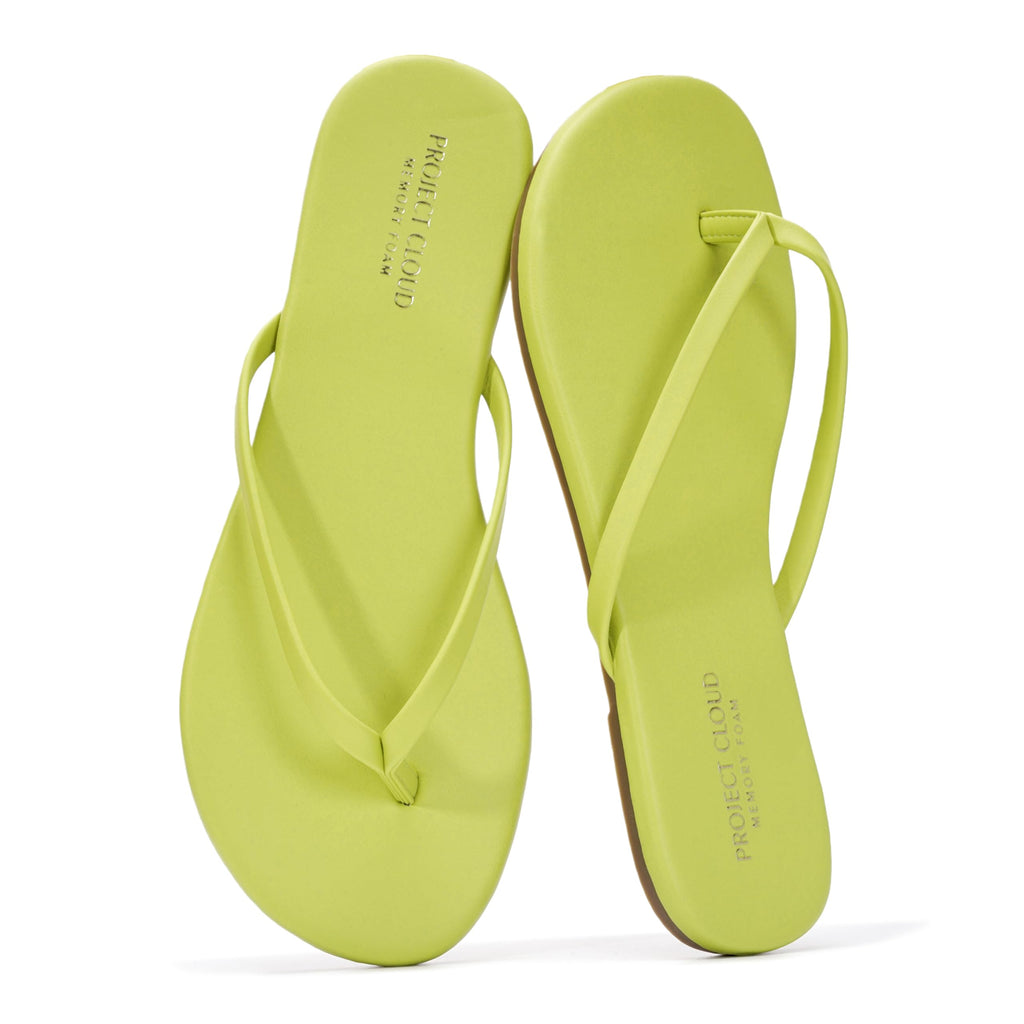 Foundations | Flip Flops de Eco-Cuero | Memory Foam | Ligeras | Antideslizantes