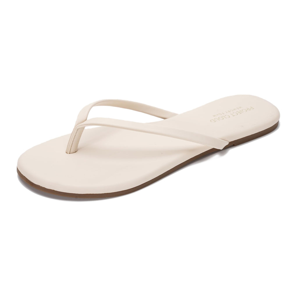 Foundations | Flip Flops de Eco-Cuero | Memory Foam | Ligeras | Antideslizantes
