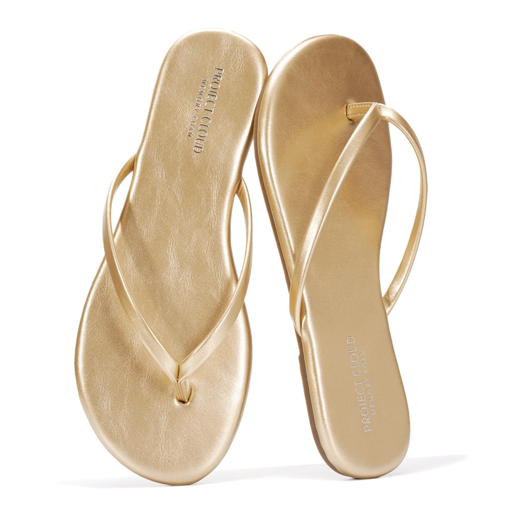 Foundations | Flip Flops de Eco-Cuero | Memory Foam | Ligeras | Antideslizantes