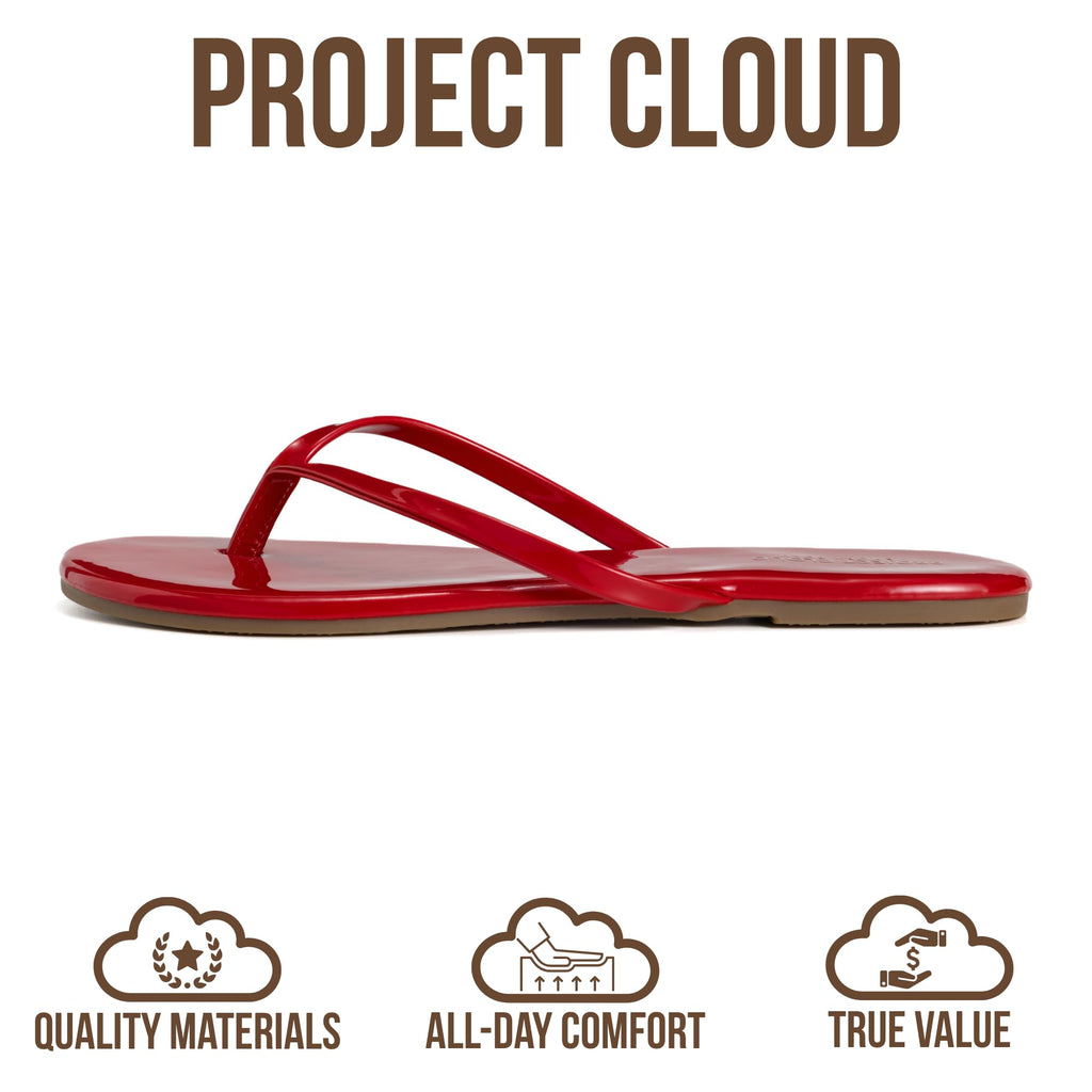 Foundations | Flip Flops de Eco-Cuero | Memory Foam | Ligeras | Antideslizantes
