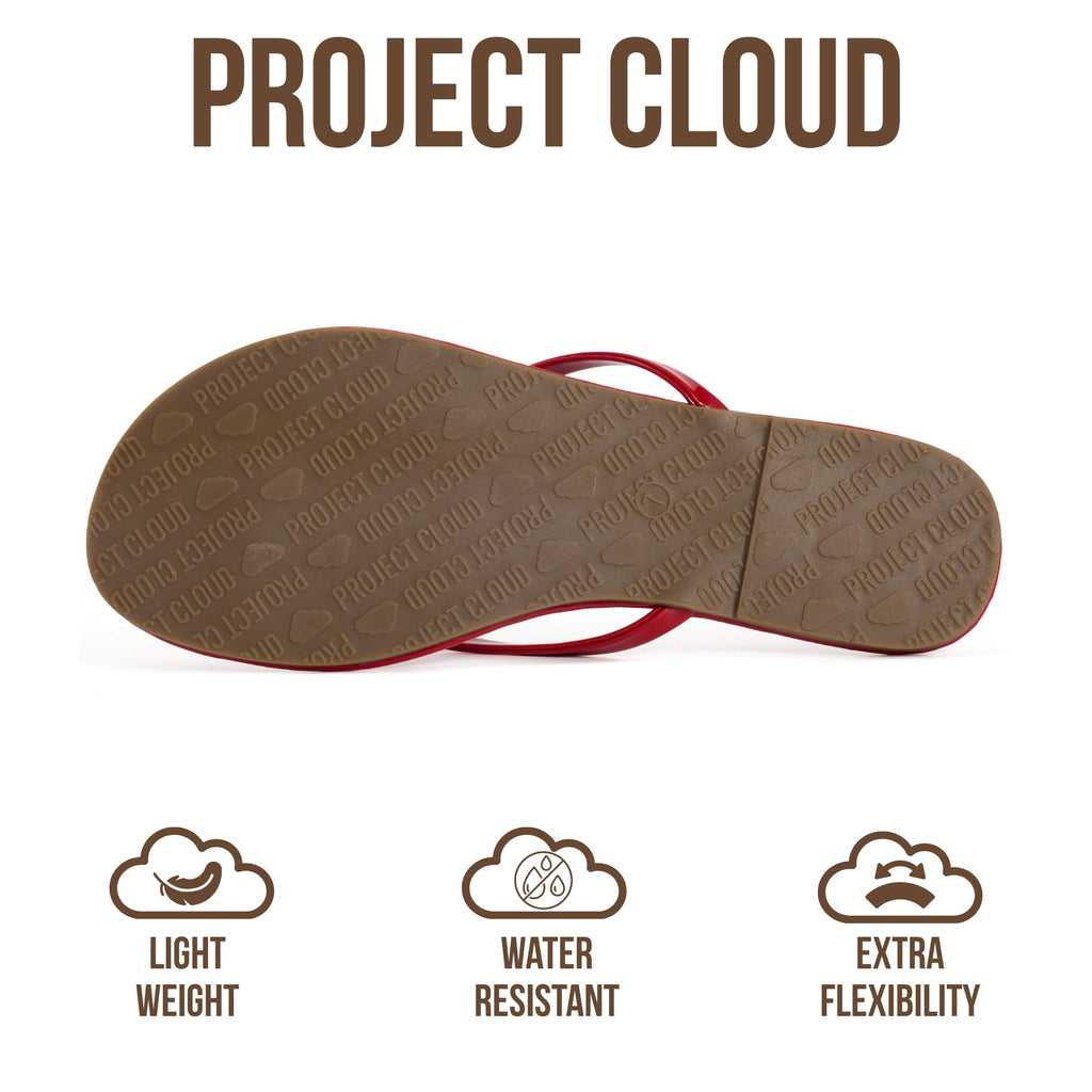 Foundations | Flip Flops de Eco-Cuero | Memory Foam | Ligeras | Antideslizantes