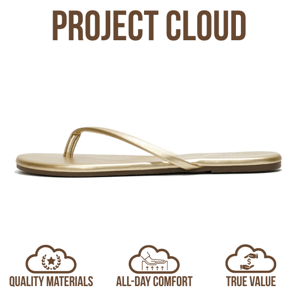 Foundations | Flip Flops de Eco-Cuero | Memory Foam | Ligeras | Antideslizantes
