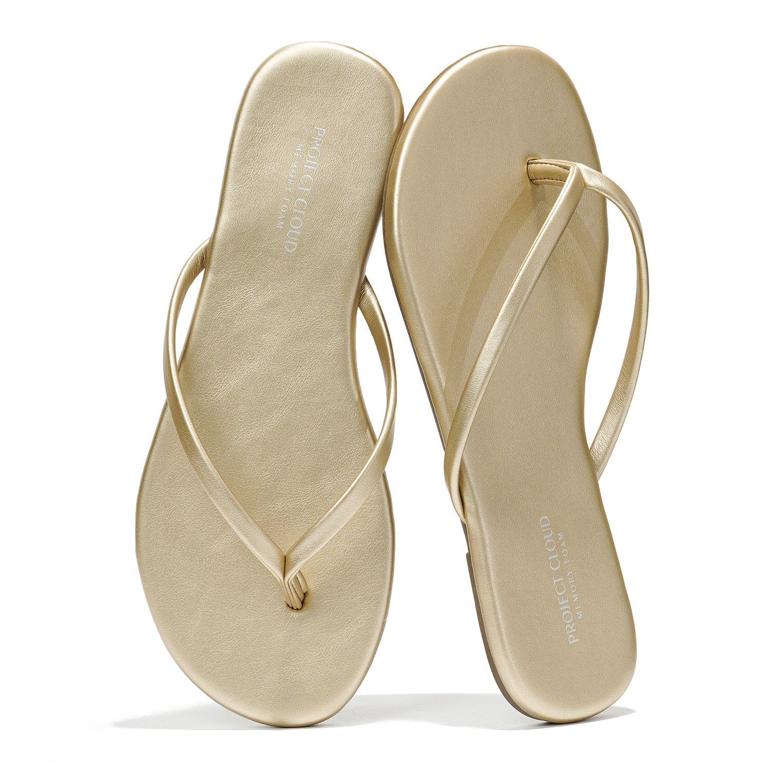 Foundations | Flip Flops de Eco-Cuero | Memory Foam | Ligeras | Antideslizantes