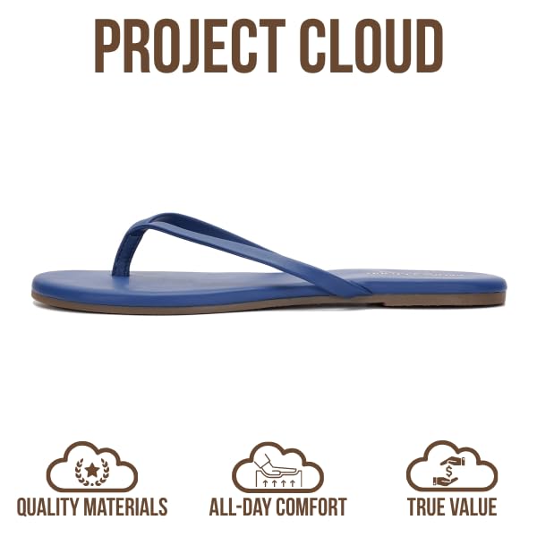 Foundations | Flip Flops de Eco-Cuero | Memory Foam | Ligeras | Antideslizantes